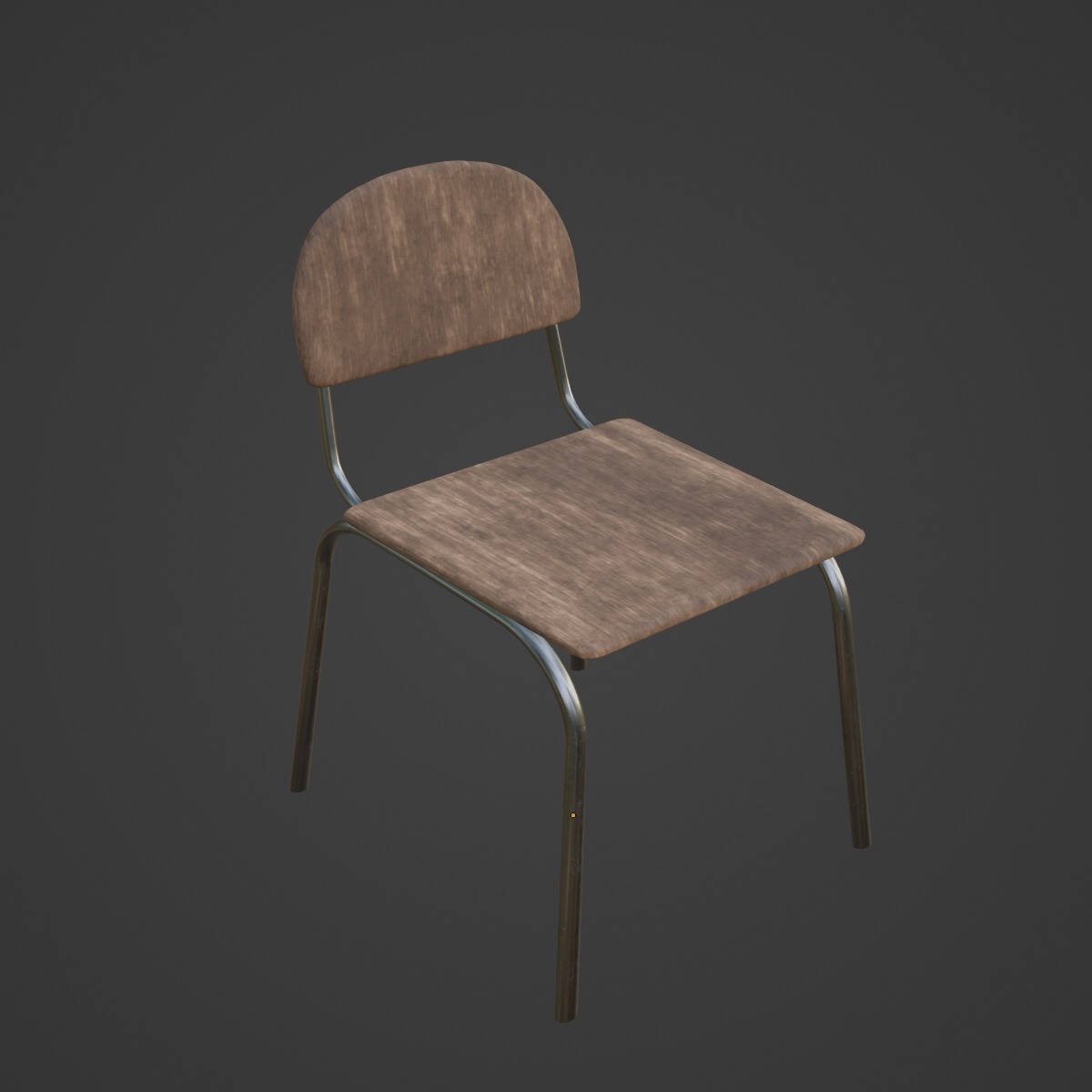 Simple Chair 03 3D model_6