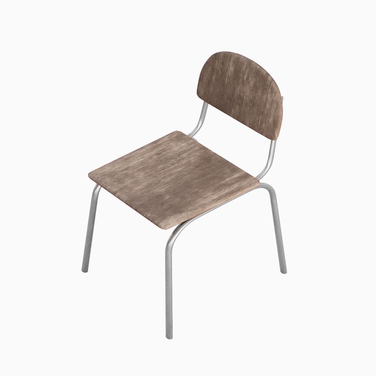 Simple Chair 03 3D model_5