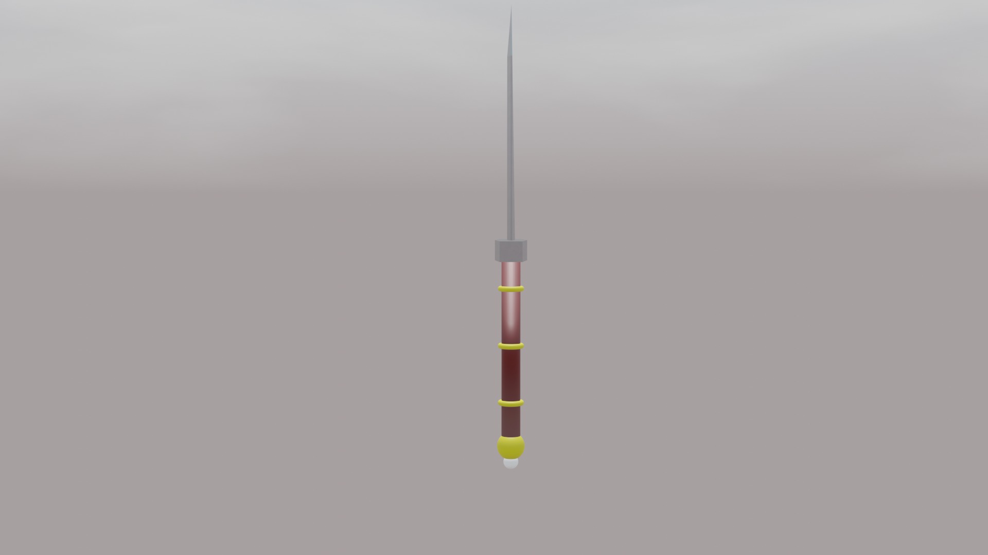 Sword Low-poly 3D model_2