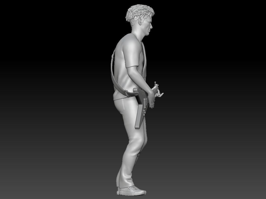 rockband guitar boy 2 3D print model_3