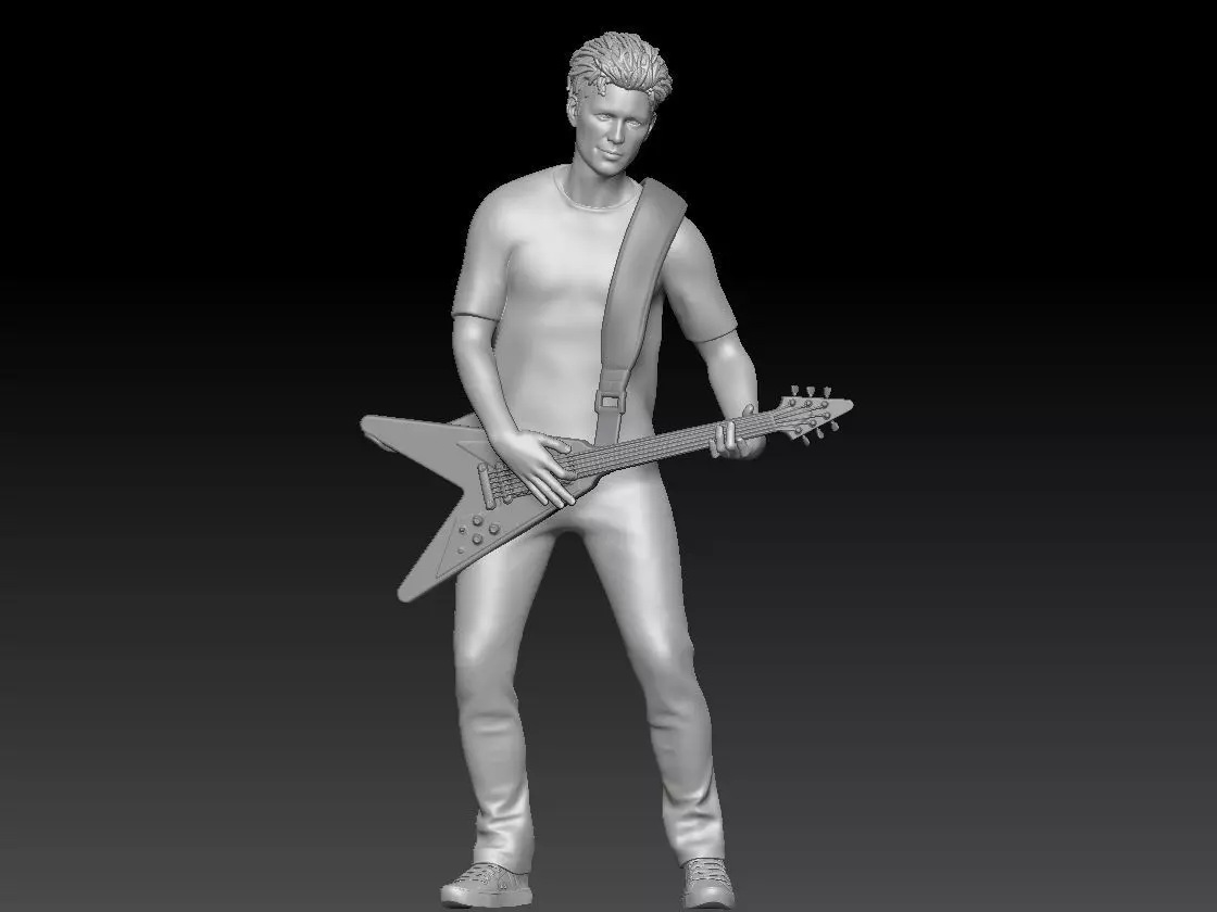 rockband guitar boy 2 3D print model_0