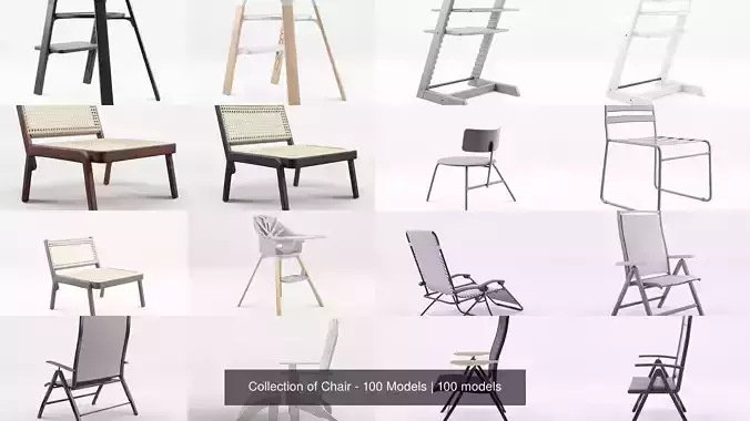 Collection of Chair - 100 Models 