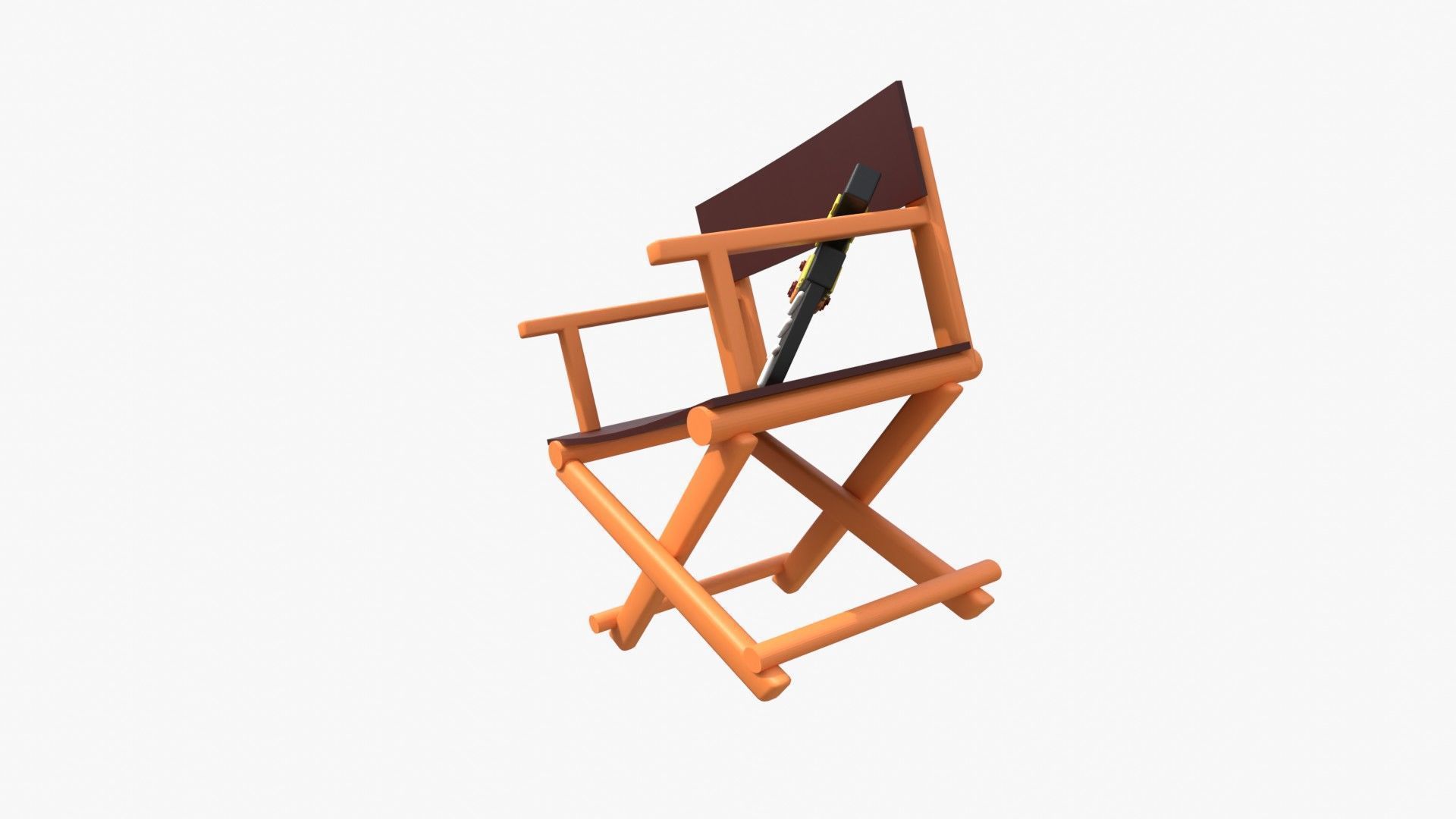 Director Chair 3D model_4