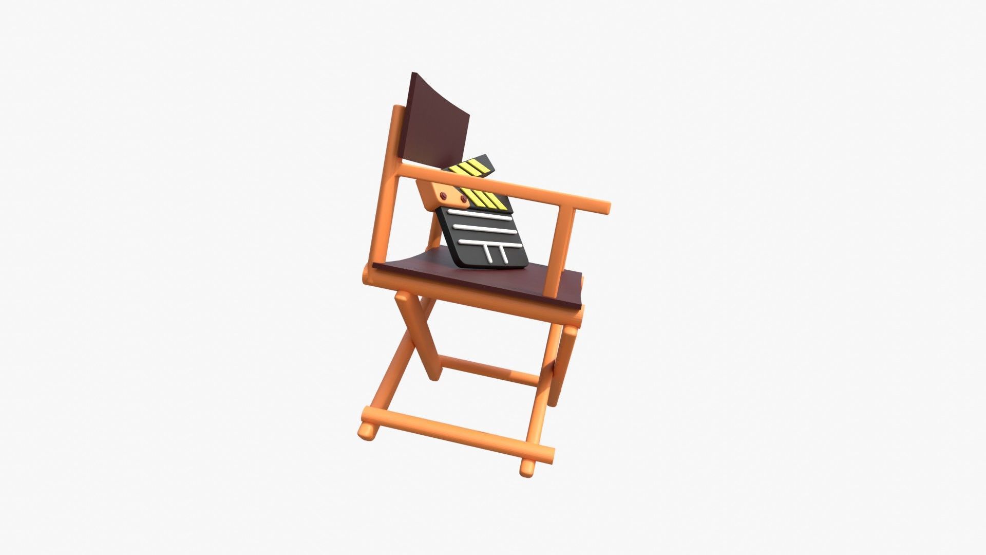 Director Chair 3D model_16