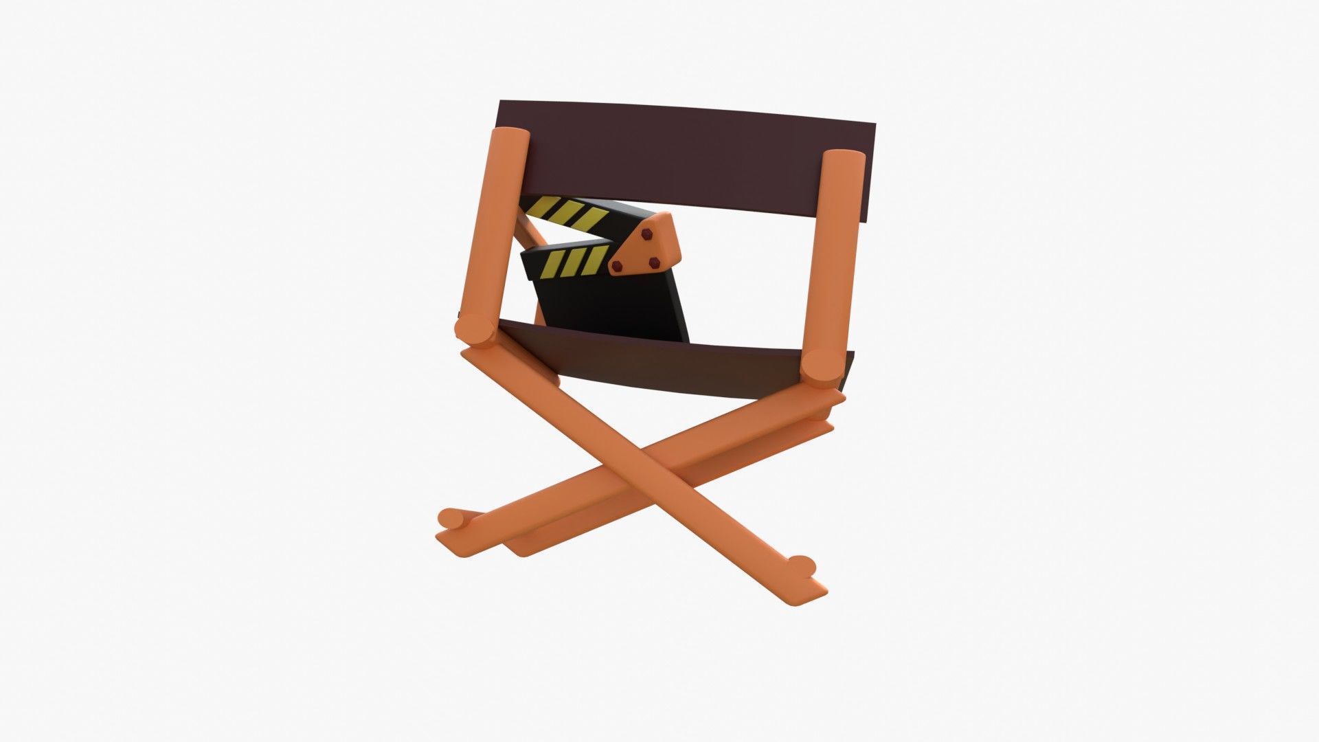 Director Chair 3D model_11