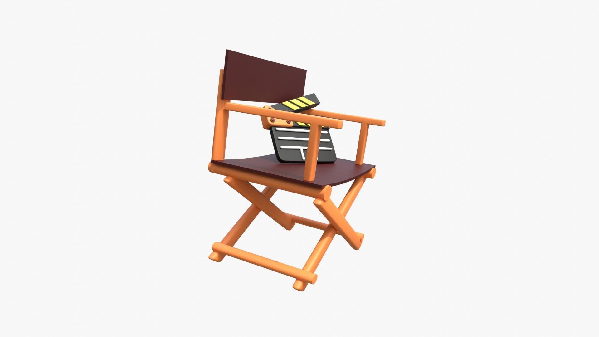 Director Chair 3D model_17