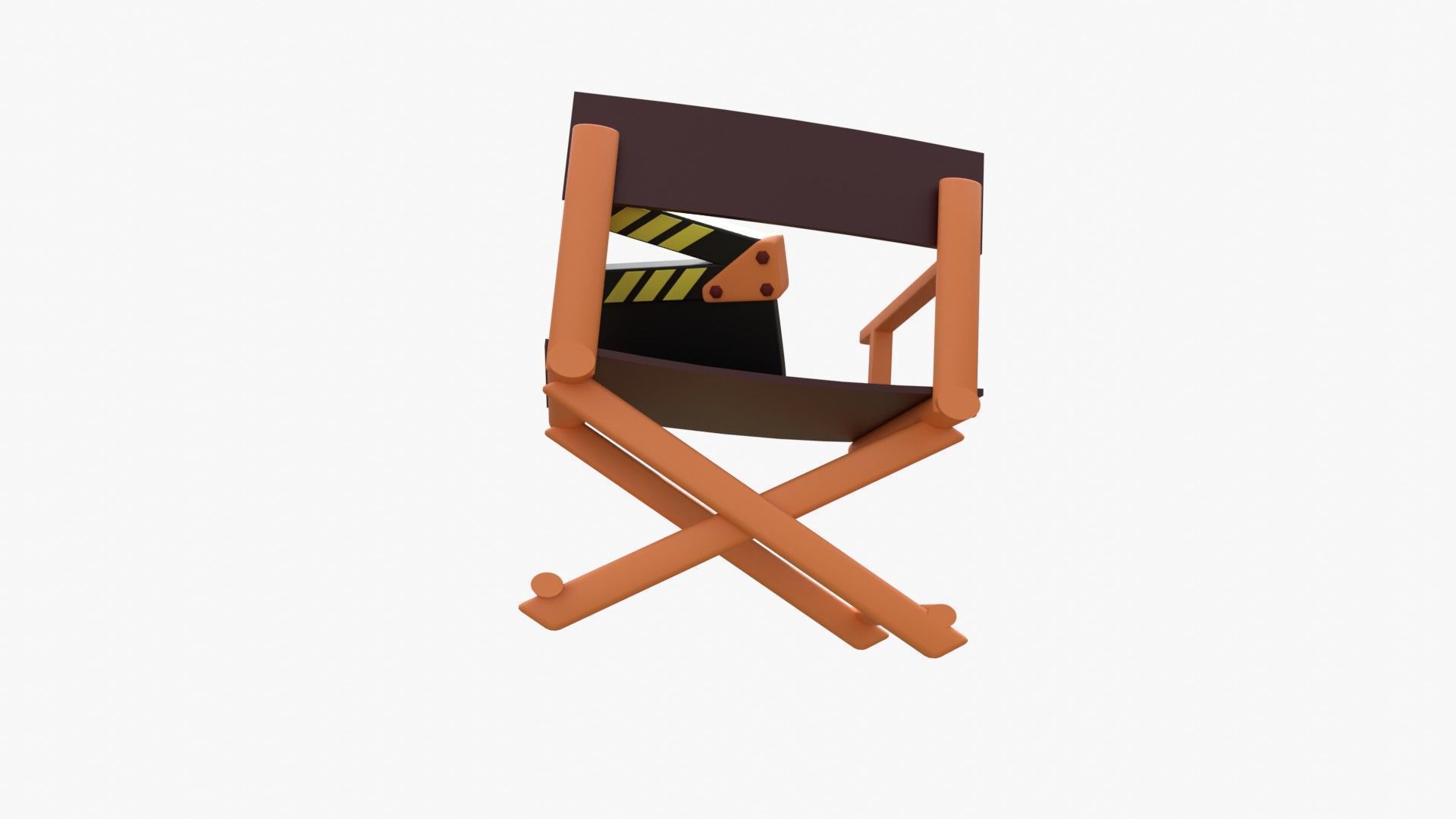 Director Chair 3D model_10