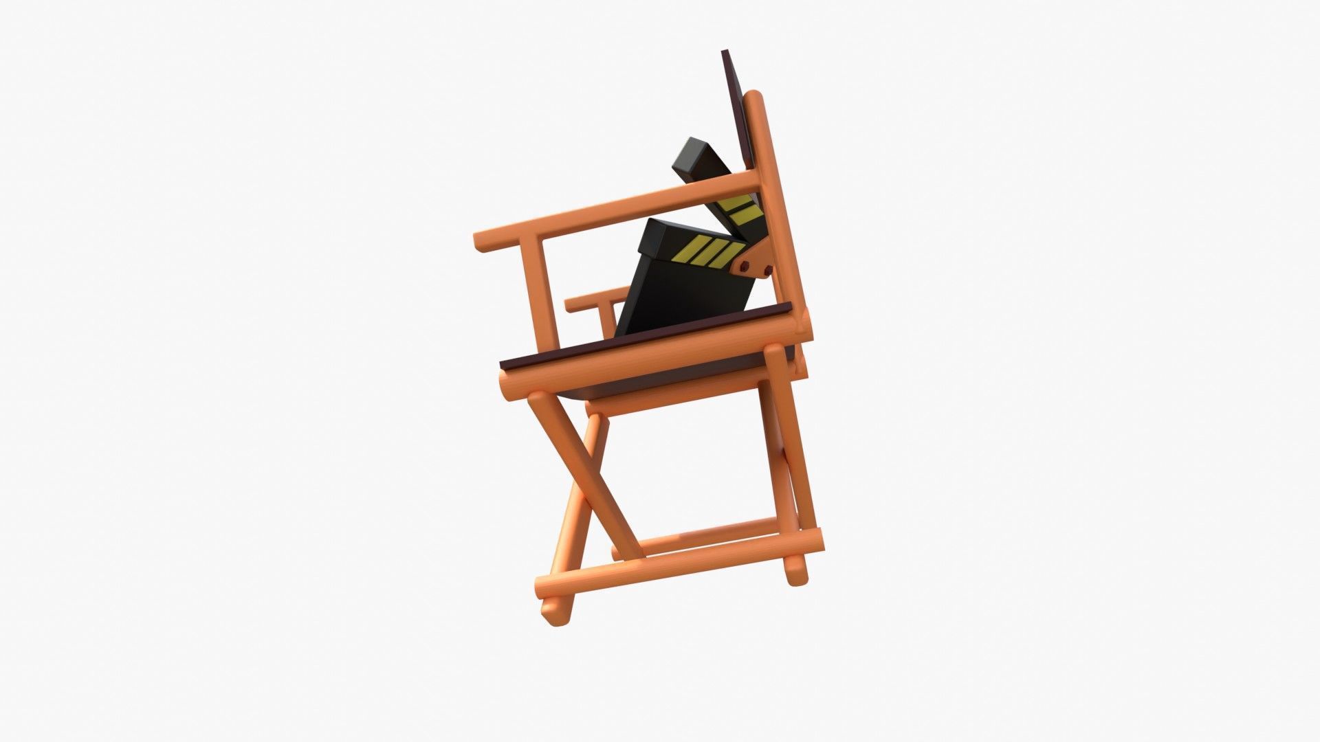 Director Chair 3D model_6