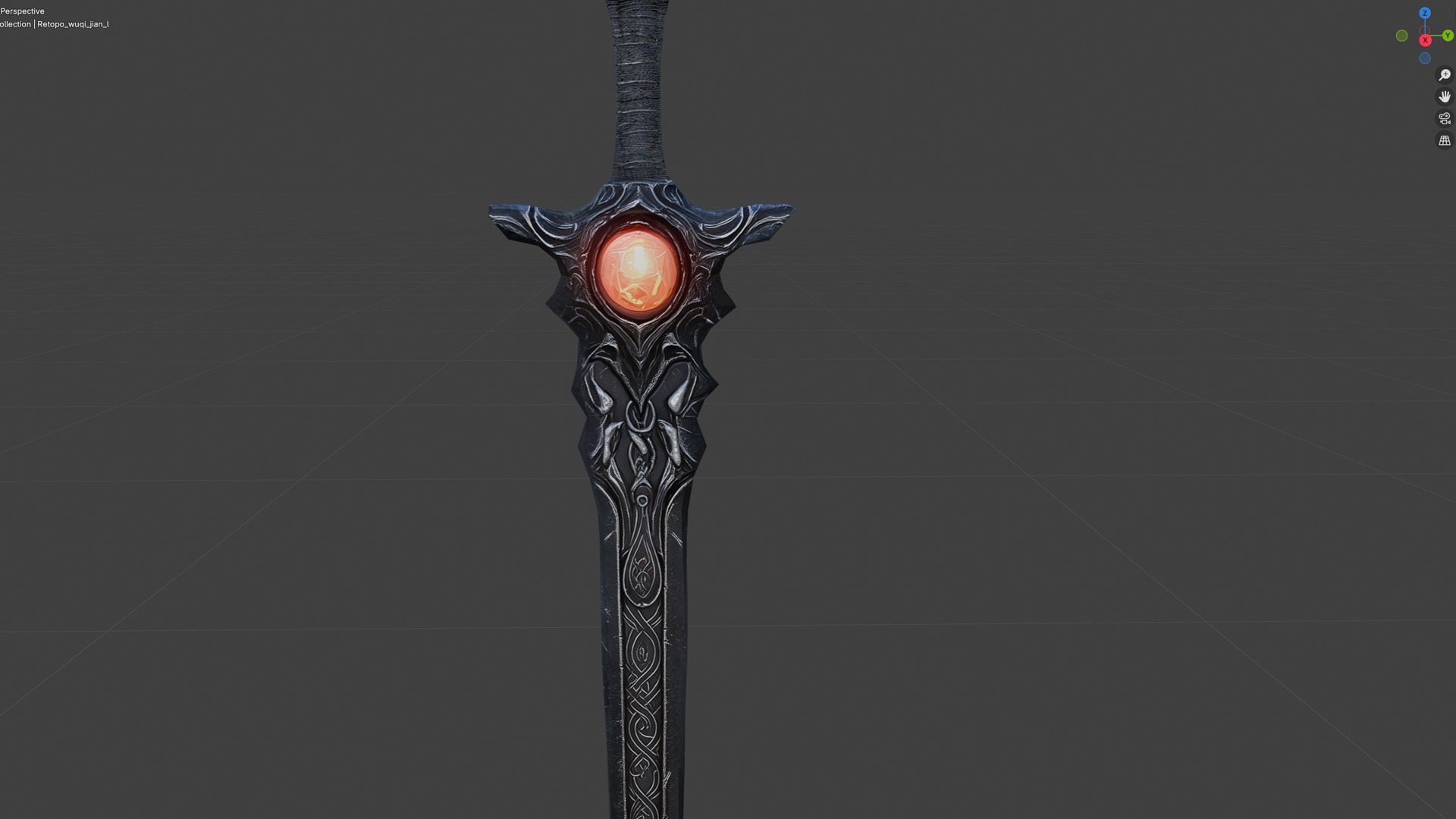 The sword 3D model_8