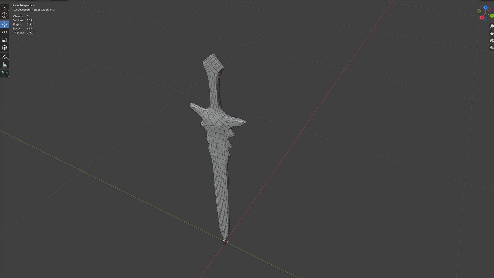 The sword 3D model_1