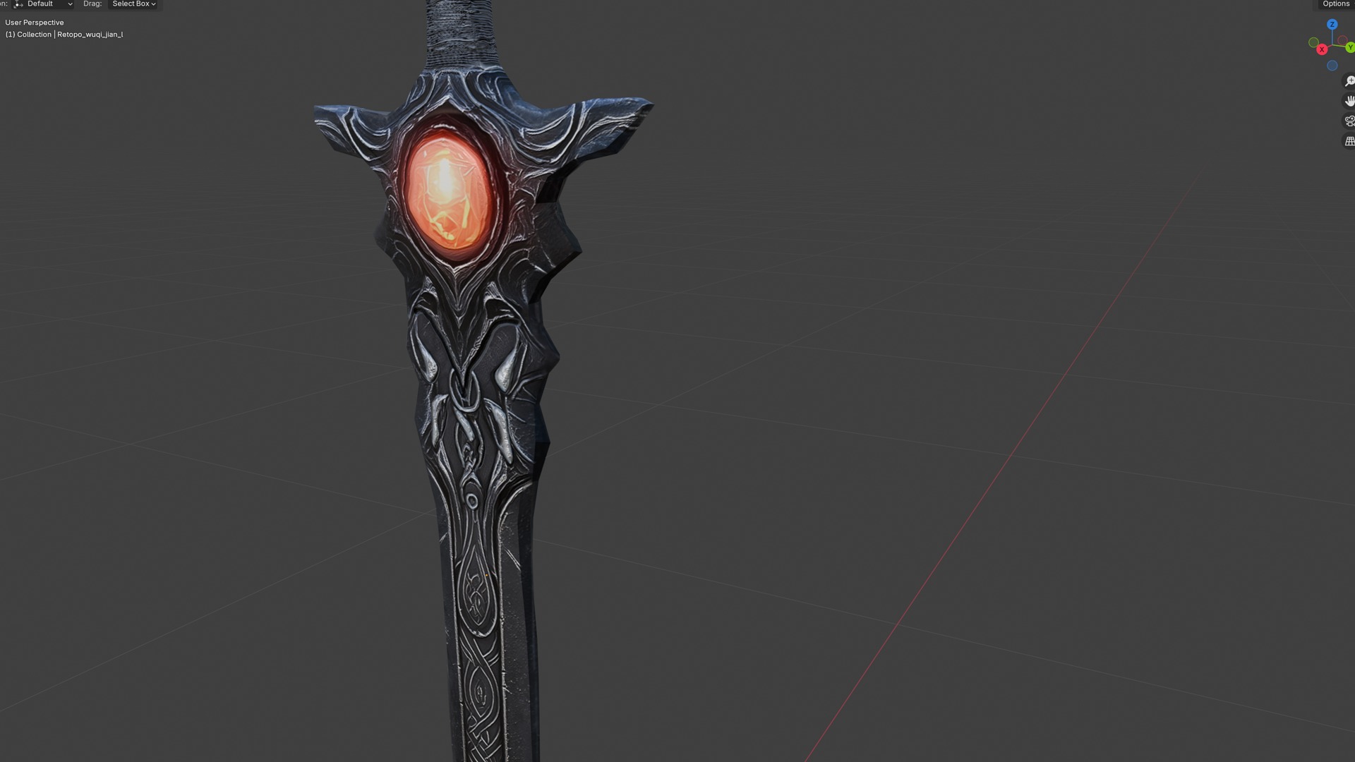 The sword 3D model_9
