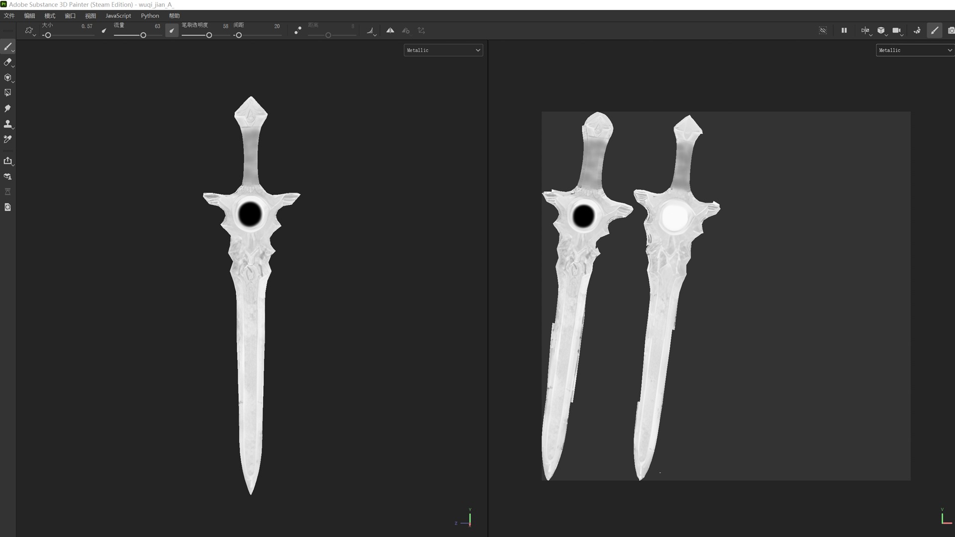 The sword 3D model_6