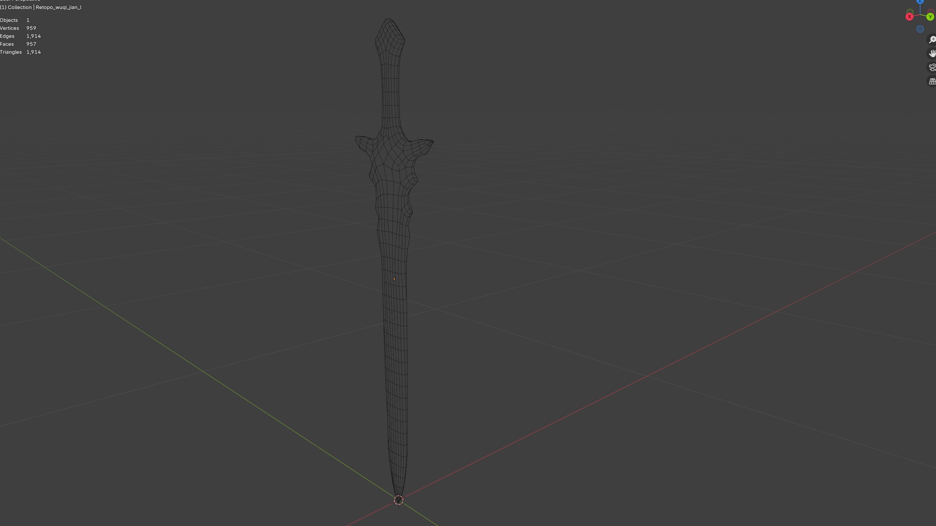 The sword 3D model_2