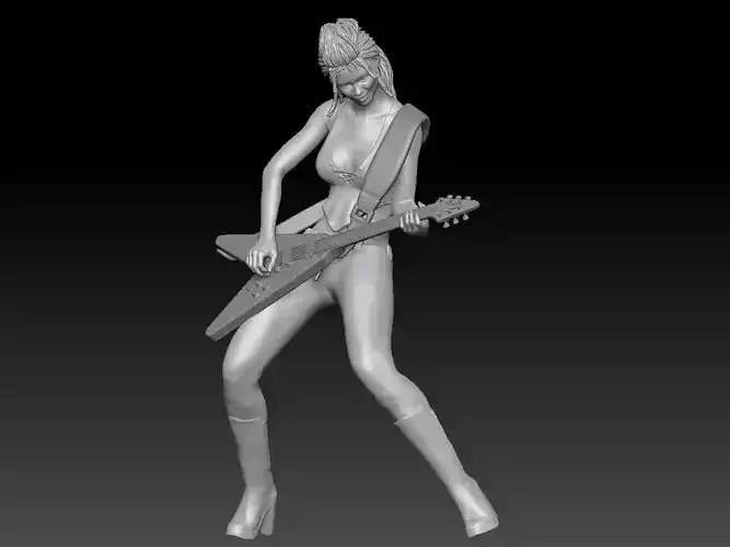 rockband guitar girl 1