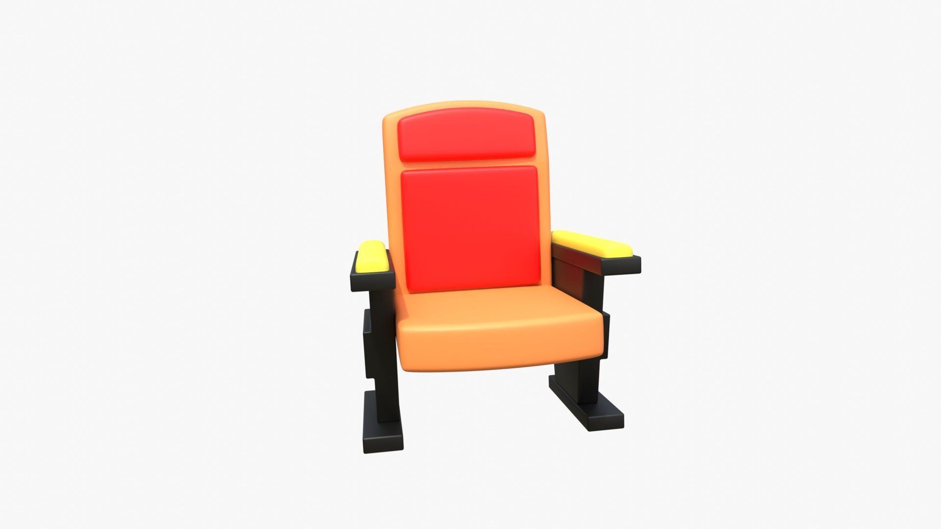 Cinema Chair 3D model_1