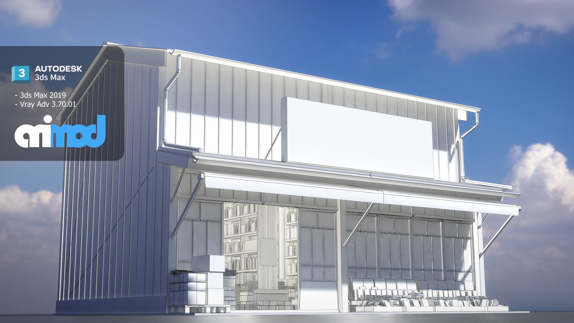 Japanese Style House 0010 3D model_7