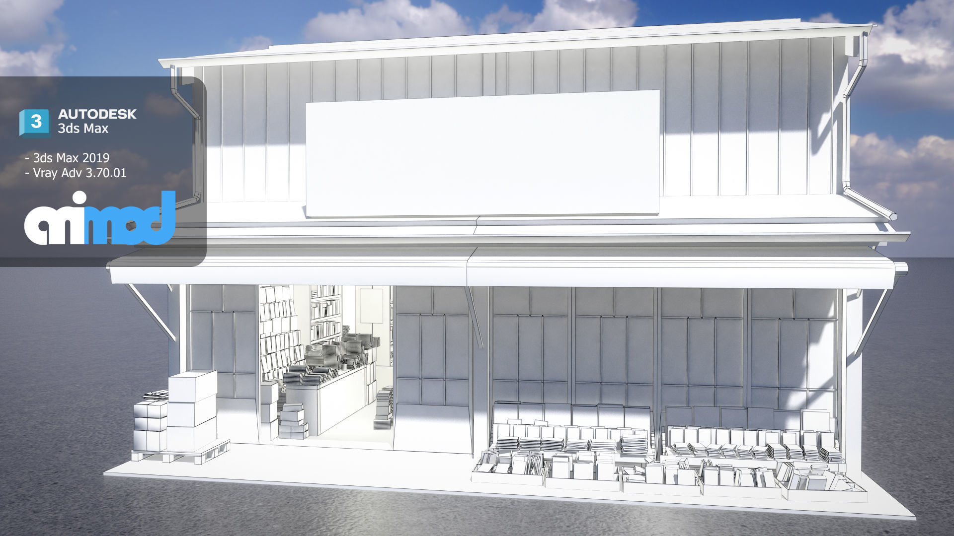 Japanese Style House 0010 3D model_5