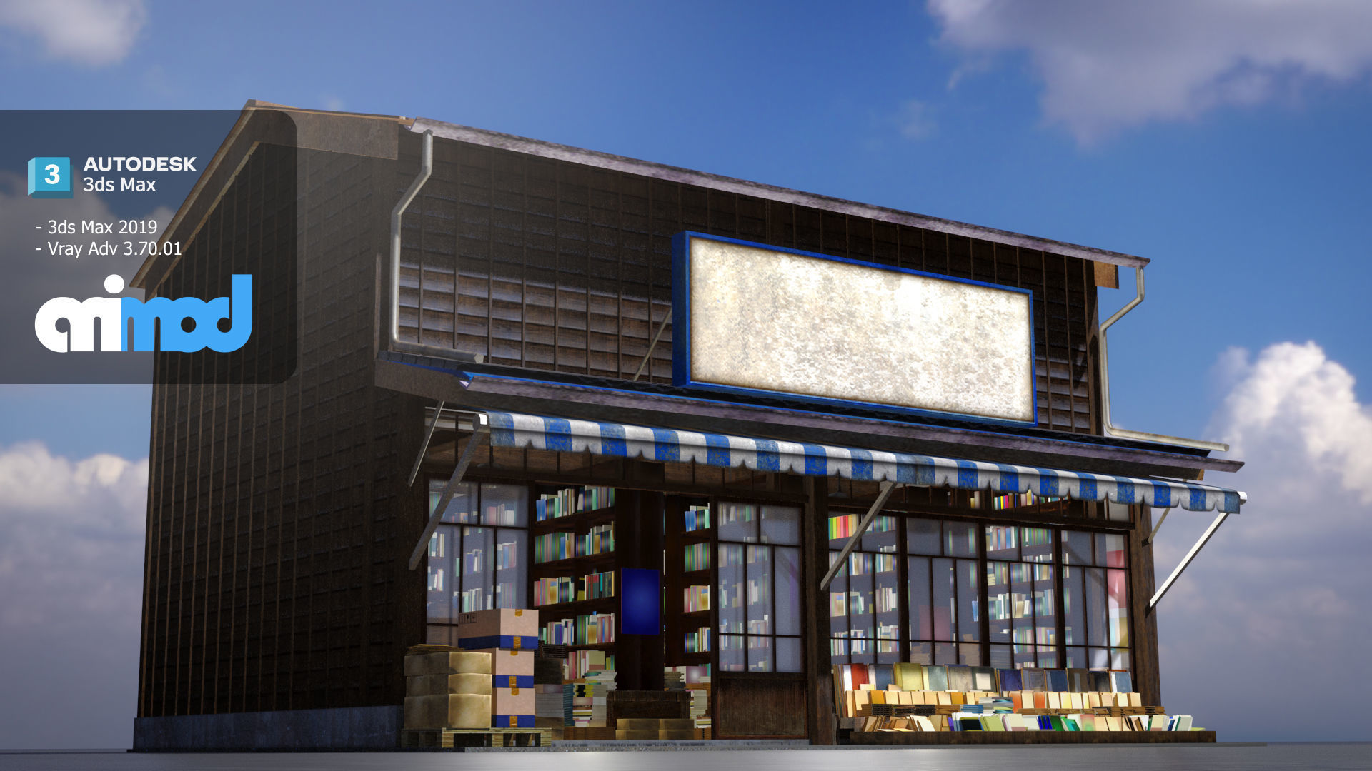 Japanese Style House 0010 3D model_2