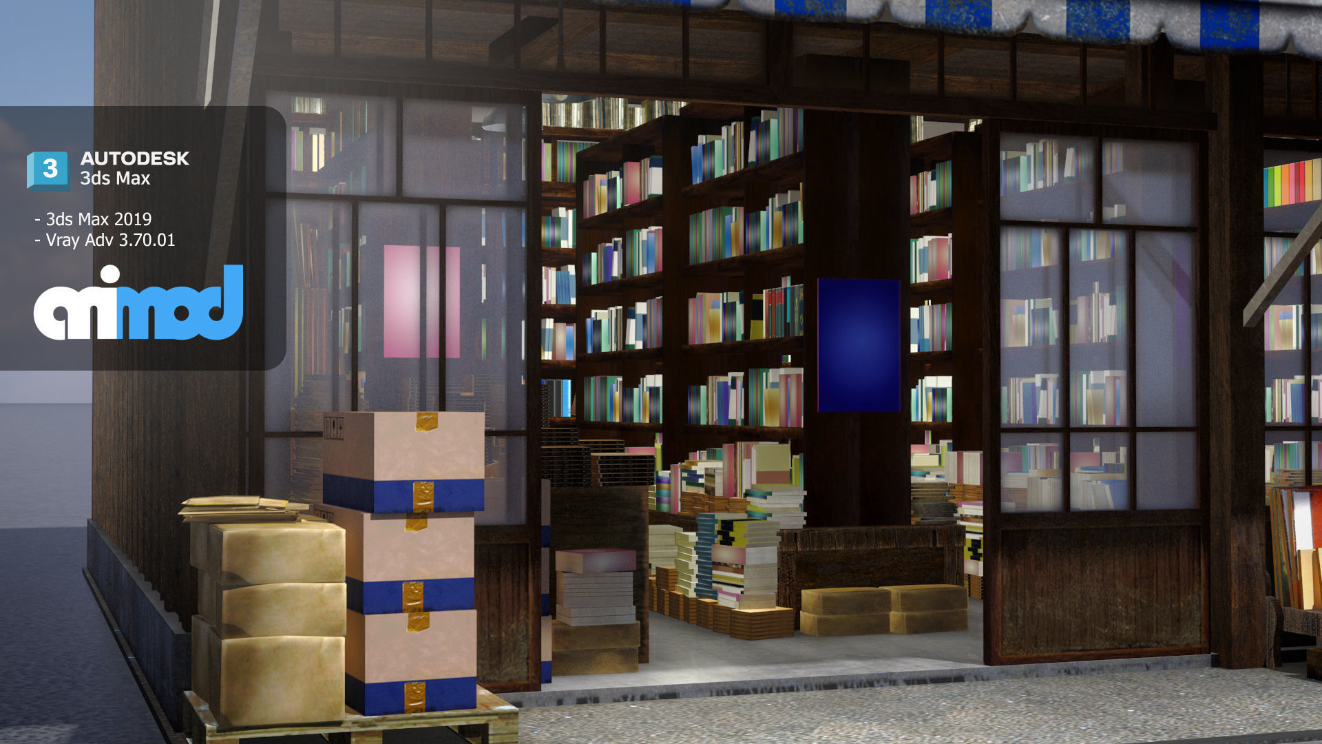 Japanese Style House 0010 3D model_3