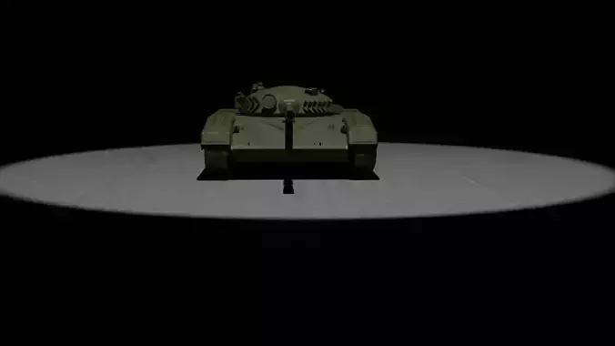 Milatry alloy Tank 3D model