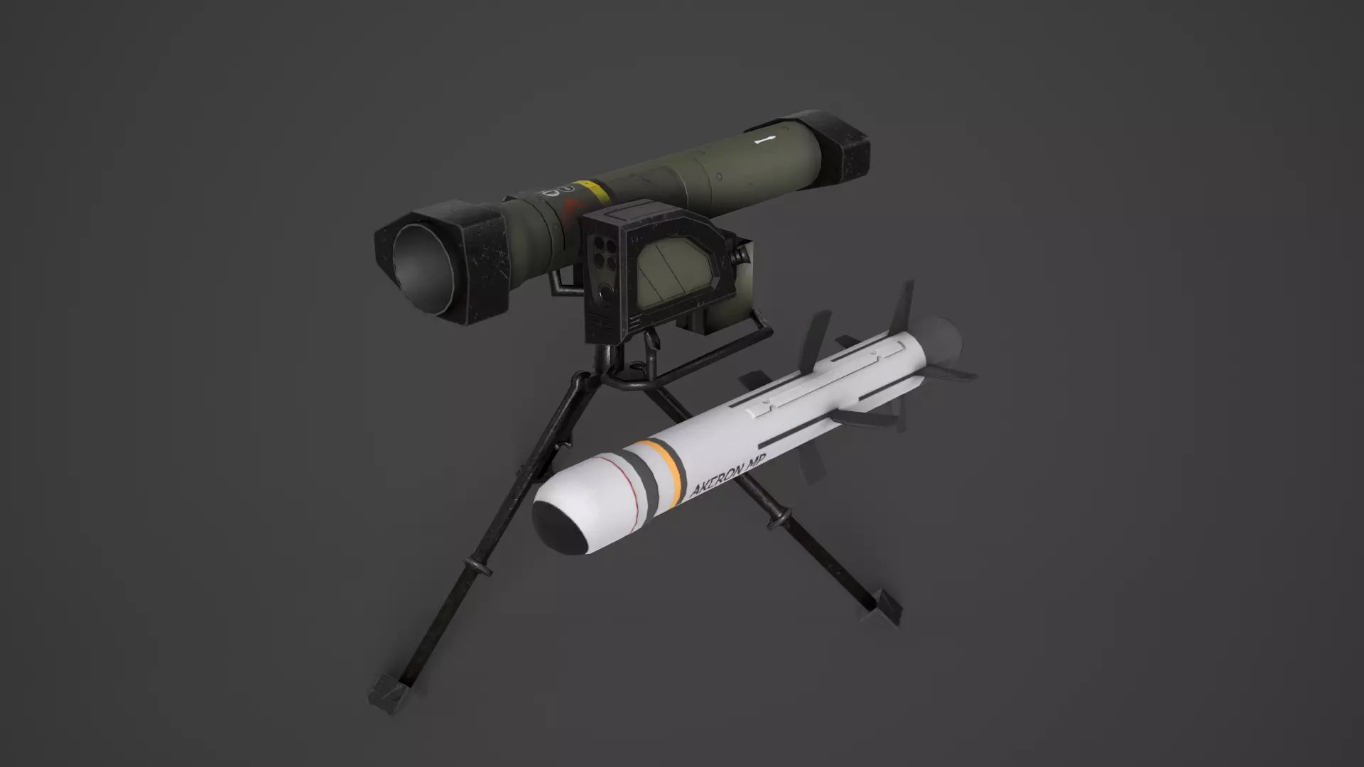 MMP komplex Low-poly 3D model_0