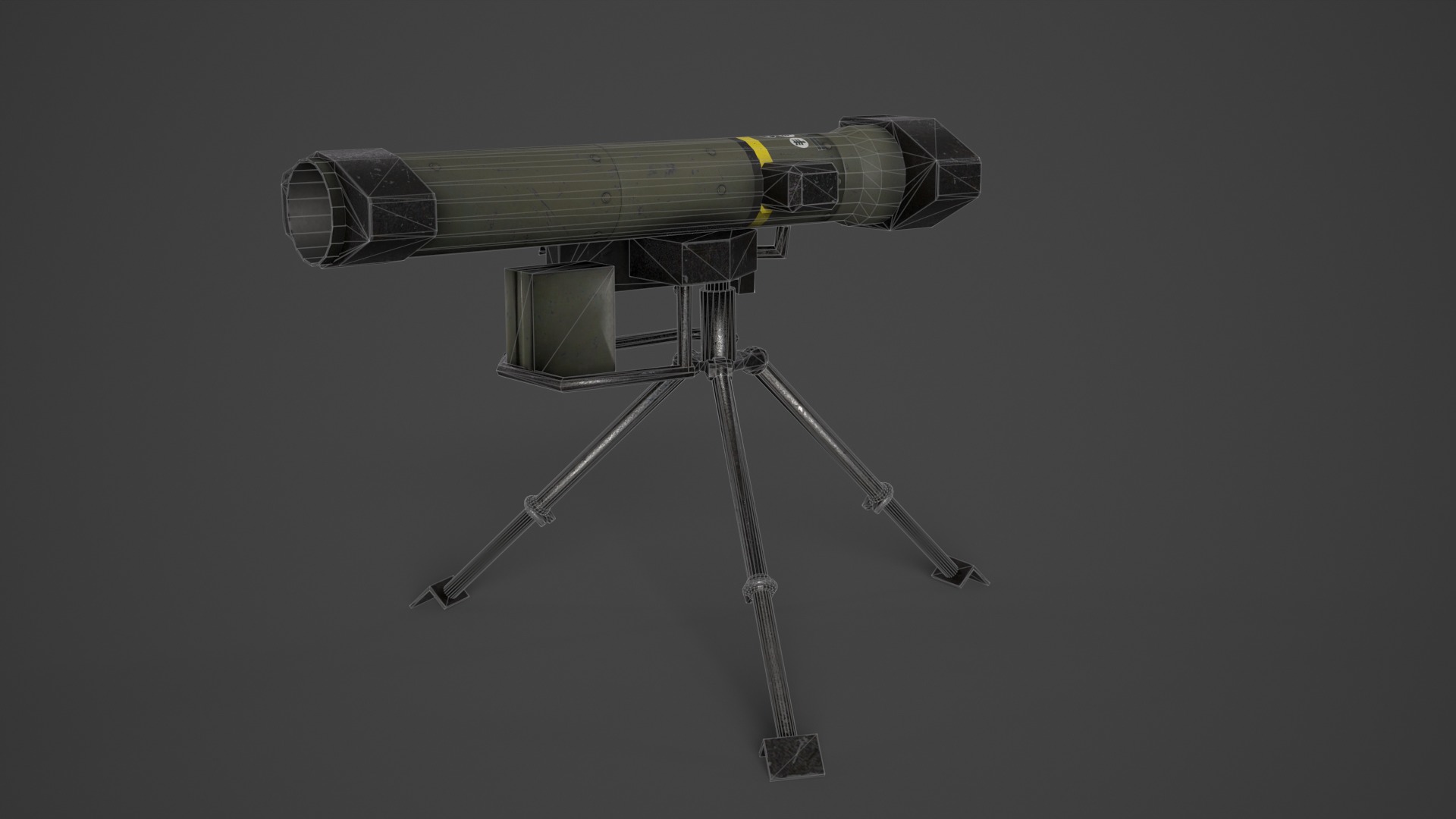 MMP komplex Low-poly 3D model_15