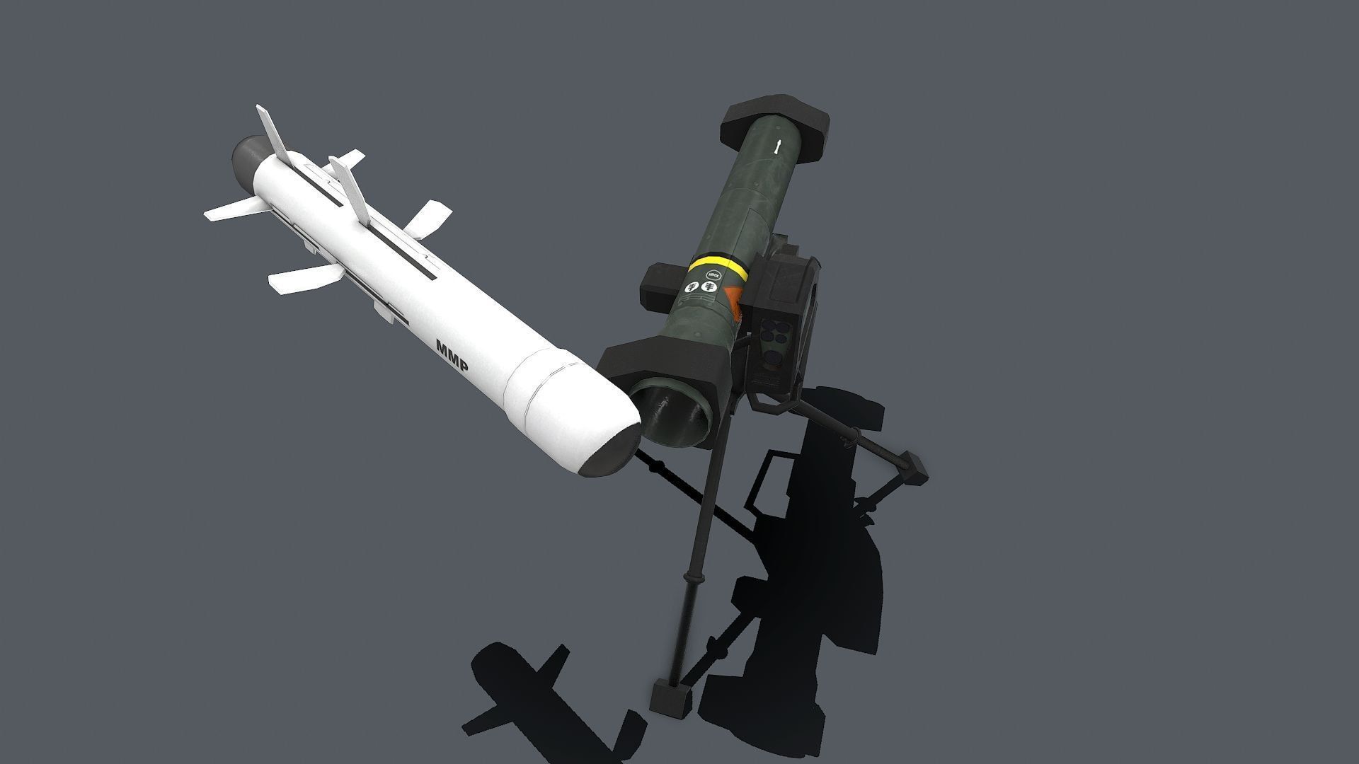 MMP komplex Low-poly 3D model_11