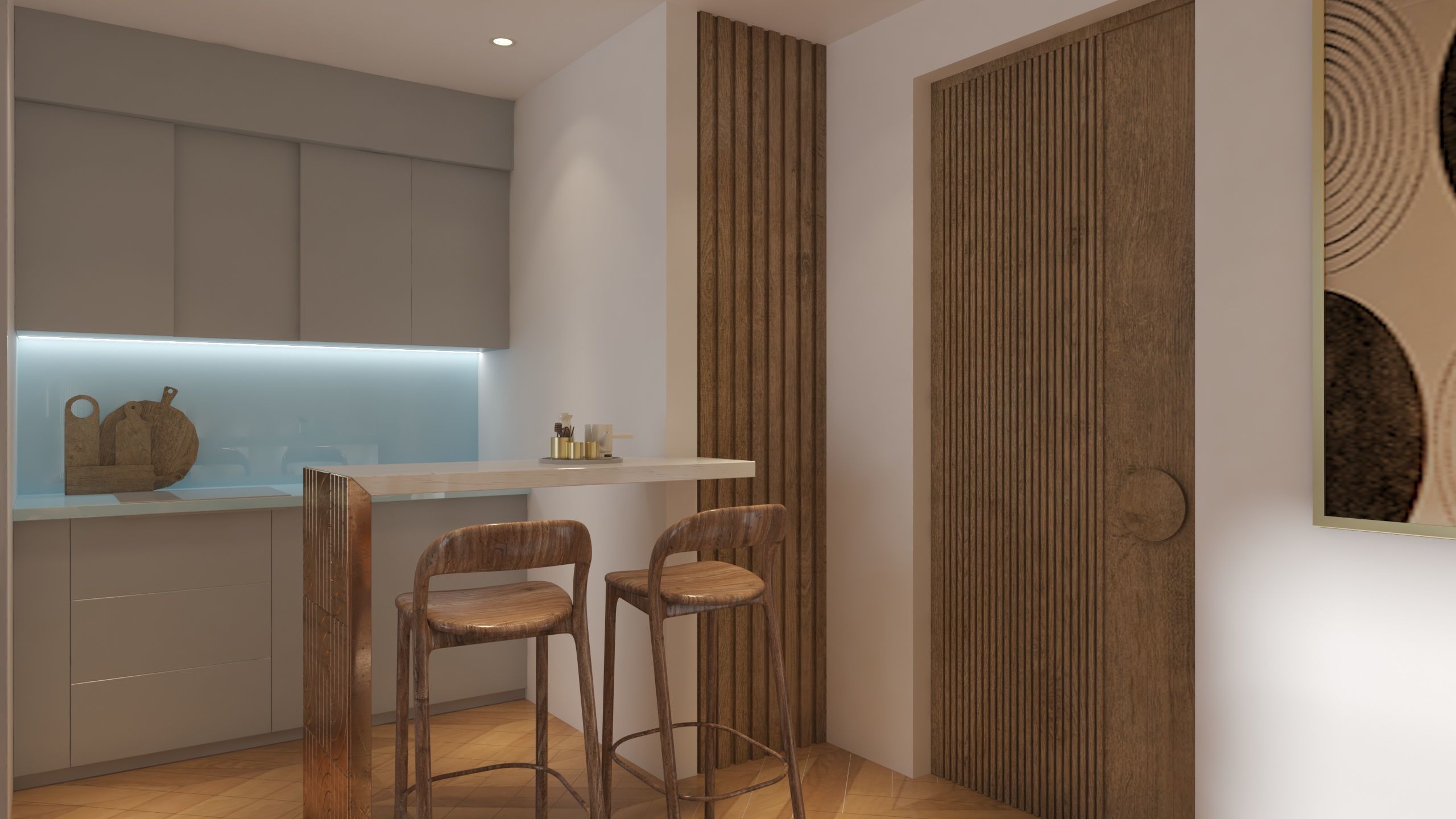 studio apartment 3D model_2