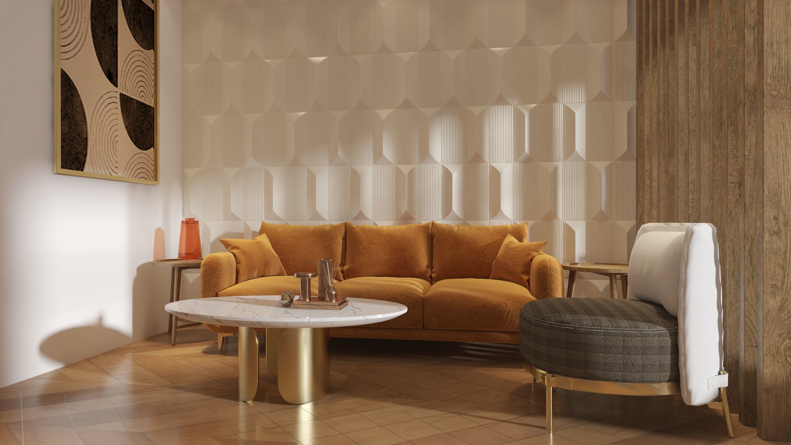 studio apartment 3D model_1