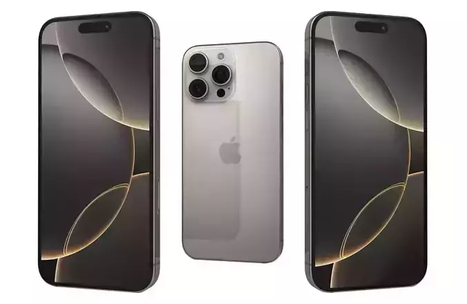 Apple iPhone 16 Pro Max Silver Titanium