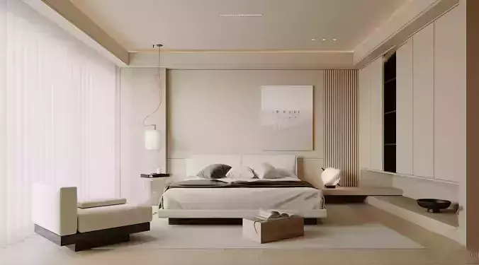 Modern luxury bedroom 44