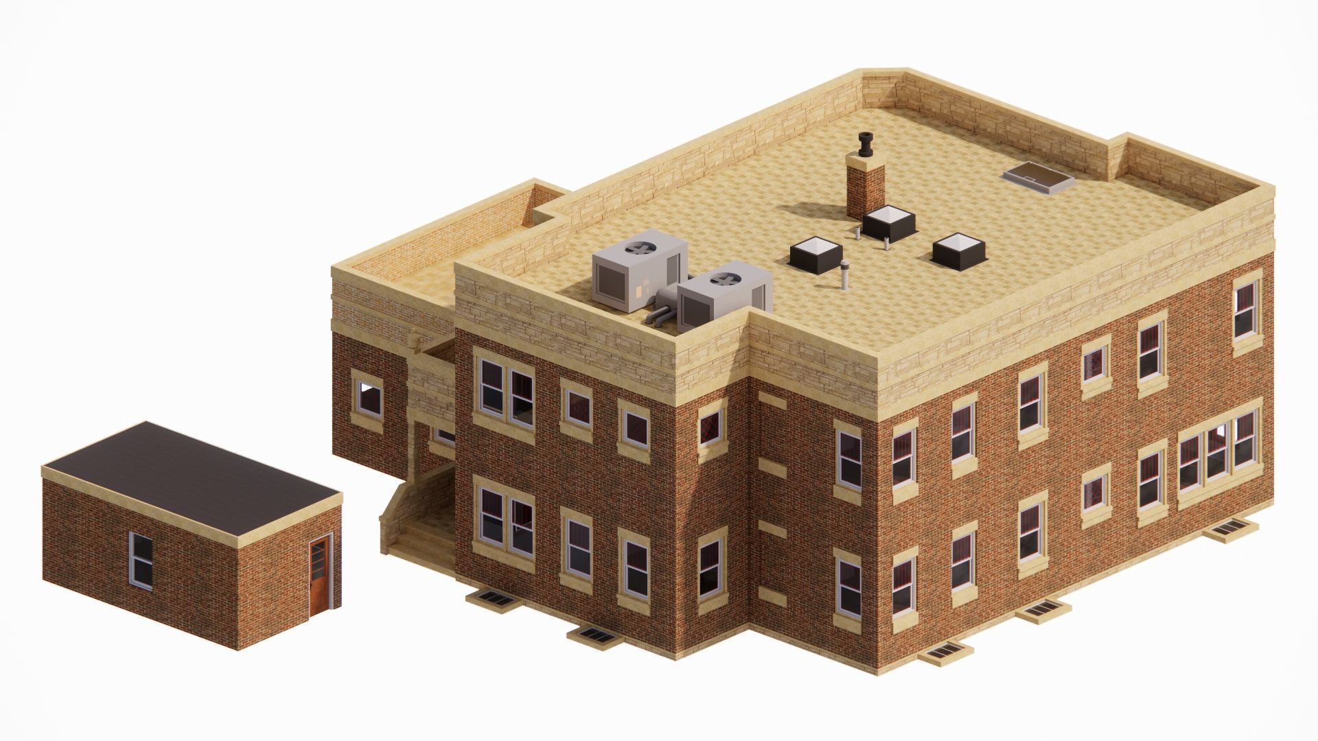 old house-Old Abandoned House 3D model_20