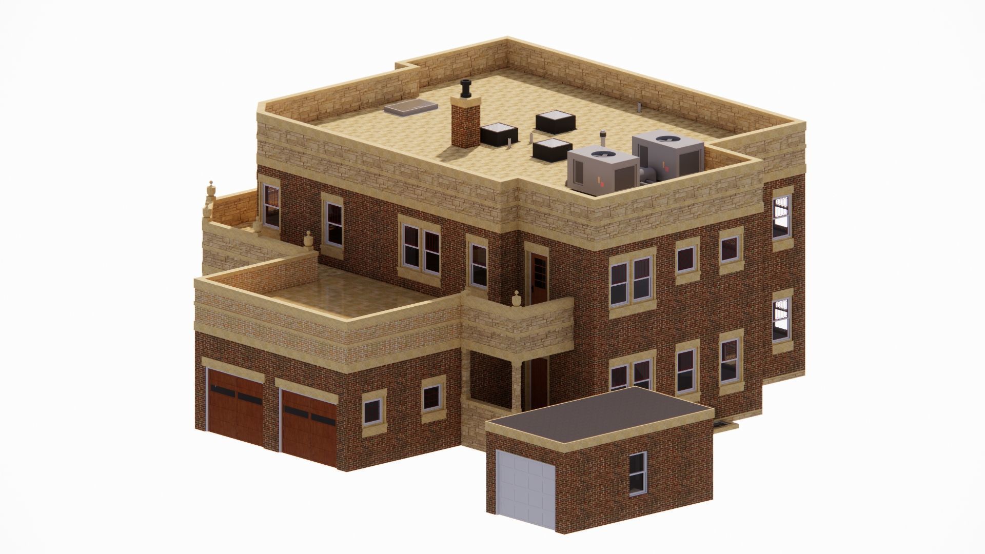 old house-Old Abandoned House 3D model_18