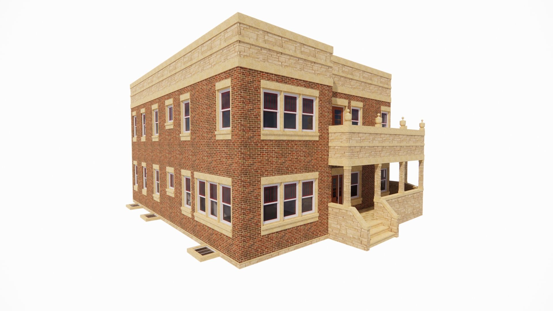 old house-Old Abandoned House 3D model_16
