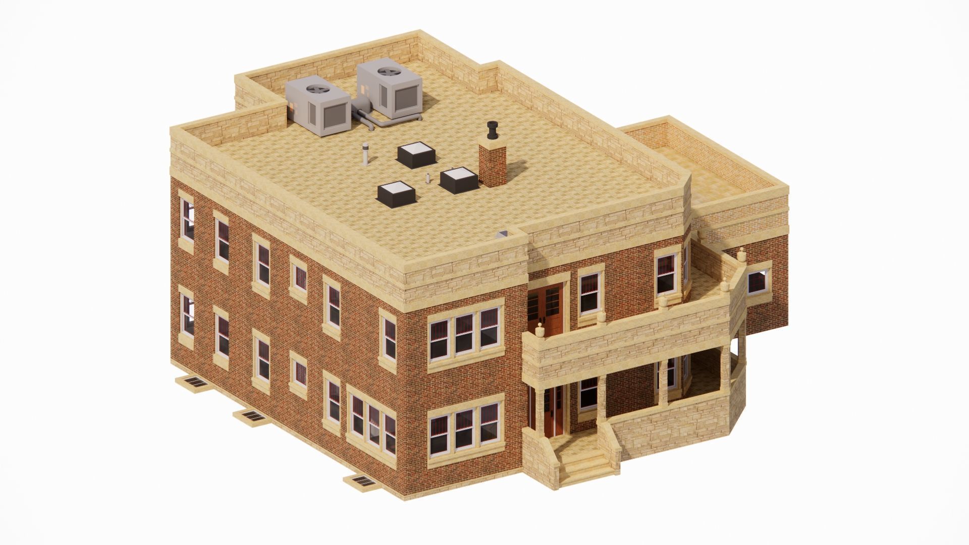 old house-Old Abandoned House 3D model_17