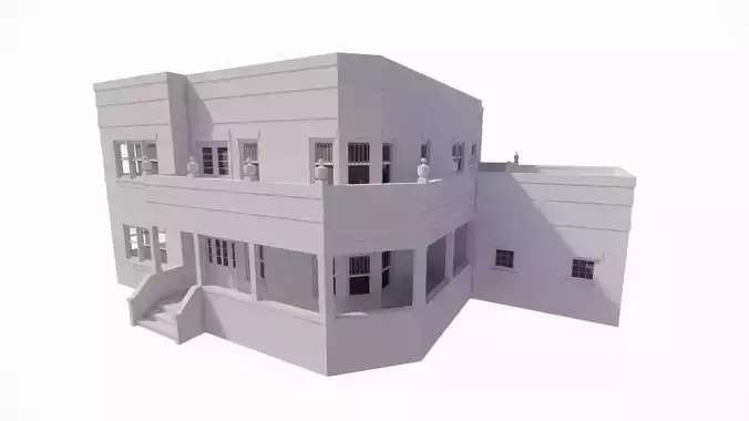 old house-Old Abandoned House 3D model old house-Old Abandoned House 3D model