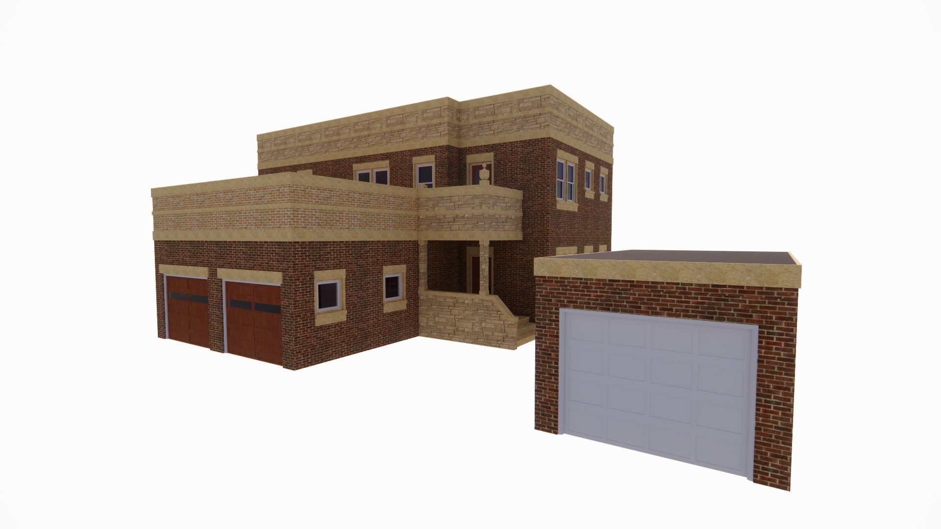 old house-Old Abandoned House 3D model_11