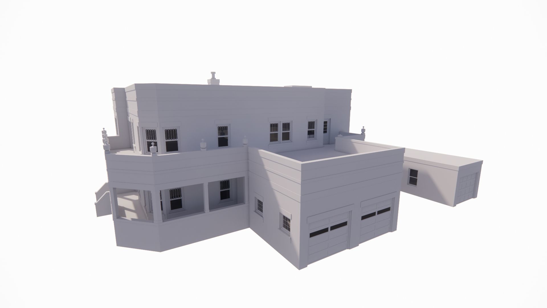 old house-Old Abandoned House 3D model_3