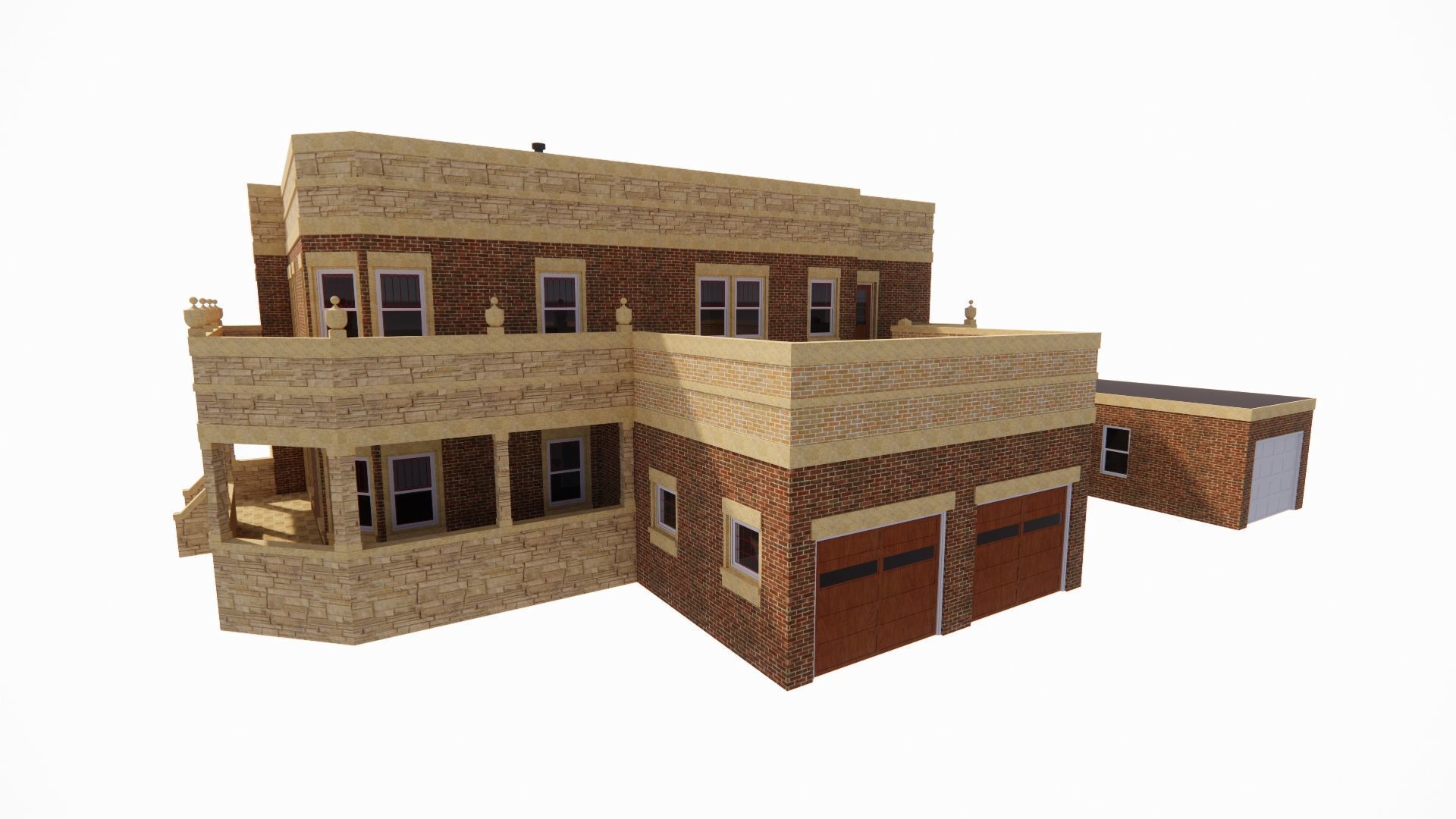 old house-Old Abandoned House 3D model_19