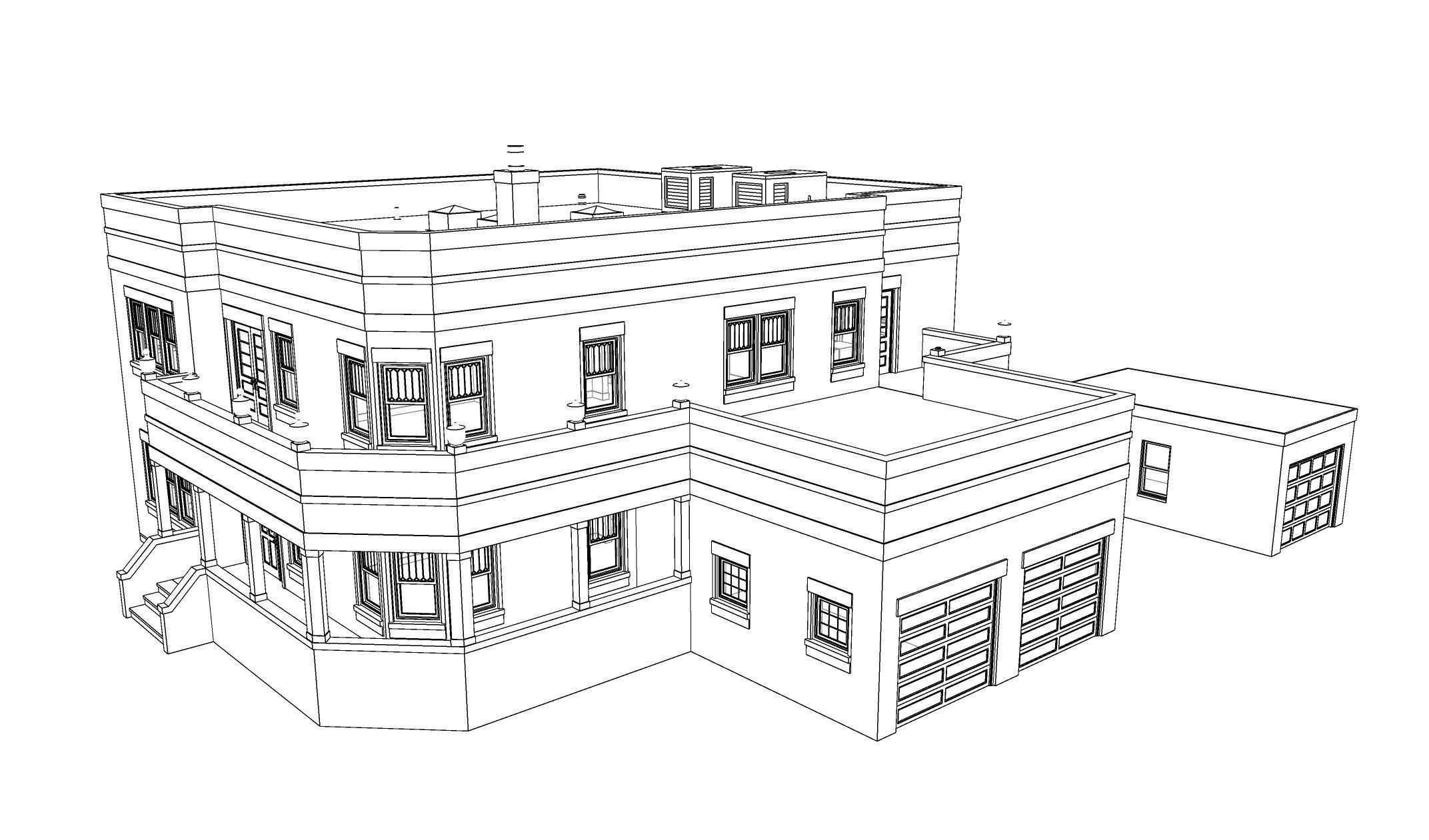 old house-Old Abandoned House 3D model_10