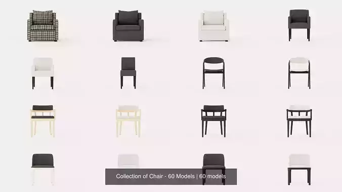 Collection of Chair - 60 Models 