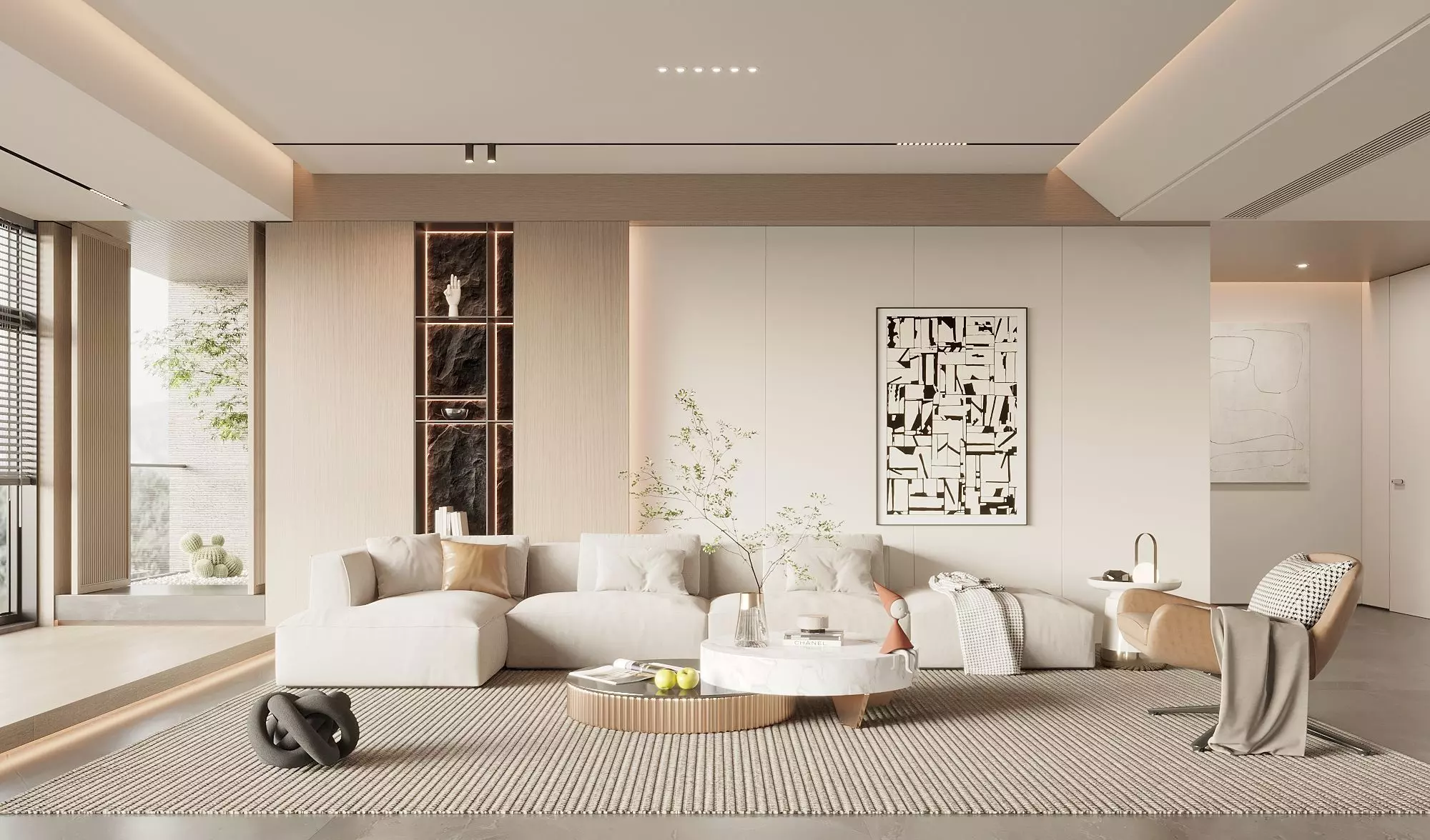 Interior scene living room 41 3D model_0