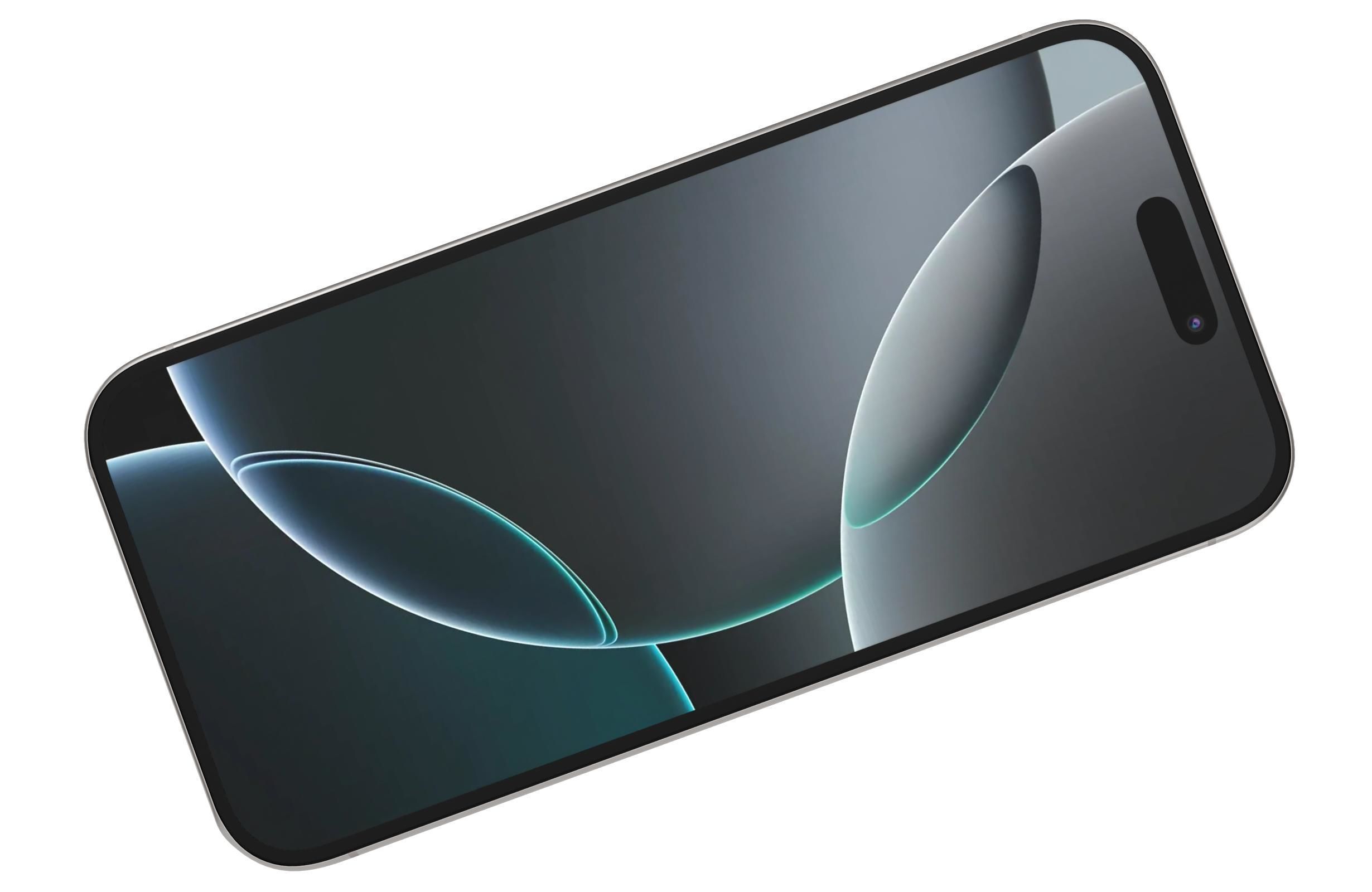 Apple iPhone 16 Pro Max White Titanium 3D model_9