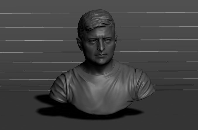 Ukraine President Actor Volodymyr Zelensky 3D model