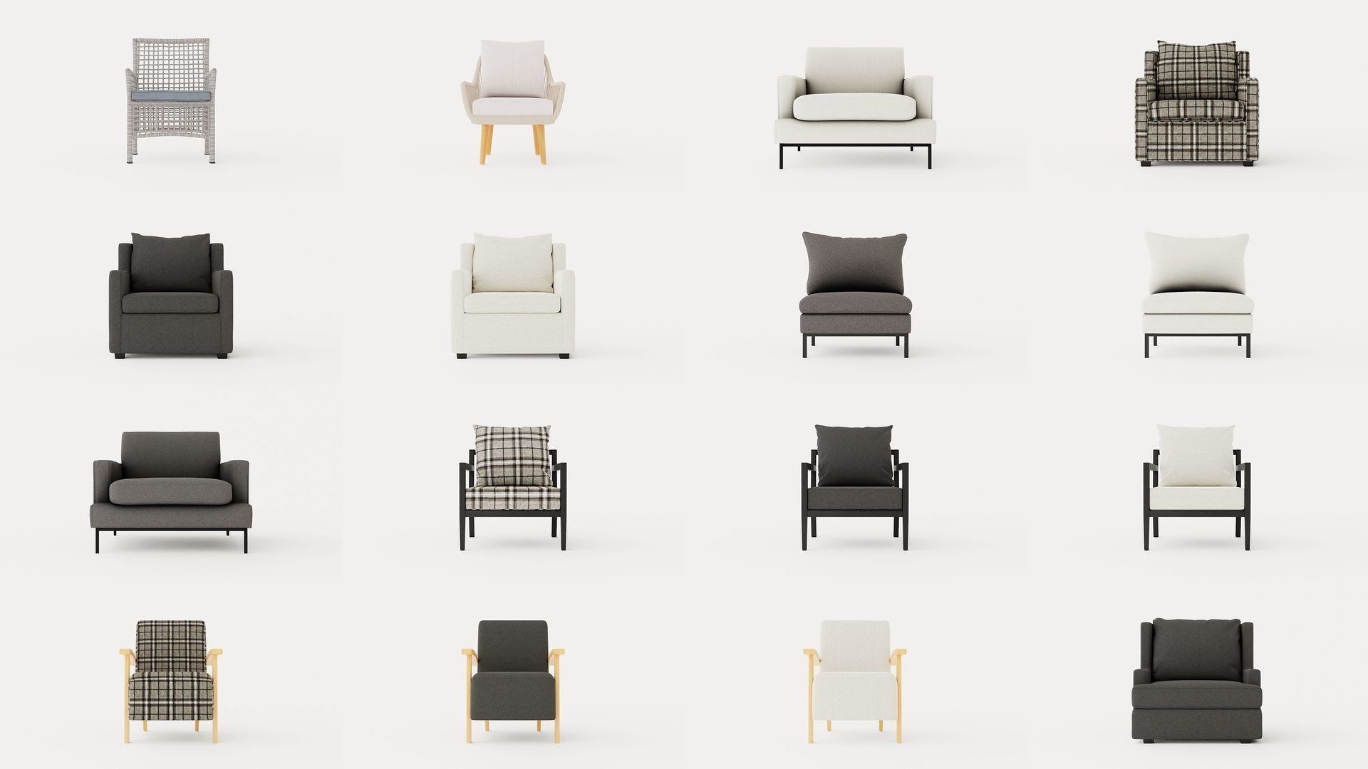Collection of Armchairs - 85 Models _3