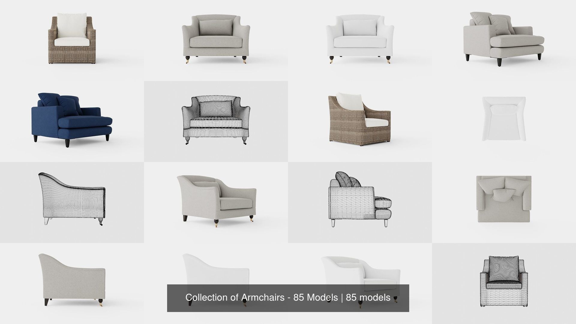 Collection of Armchairs - 85 Models _10