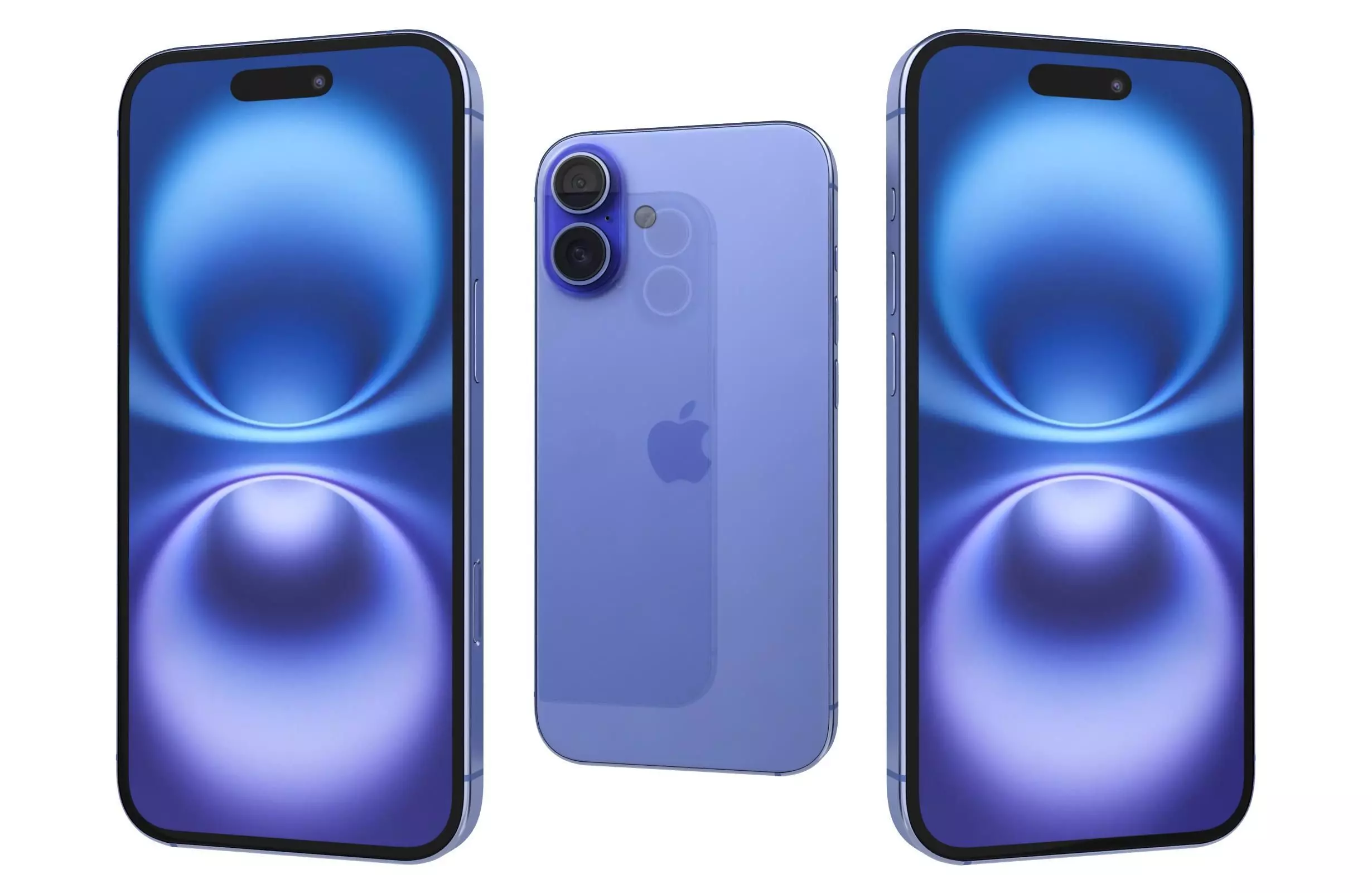 Apple iPhone 16 Plus Ultramarine 3D model