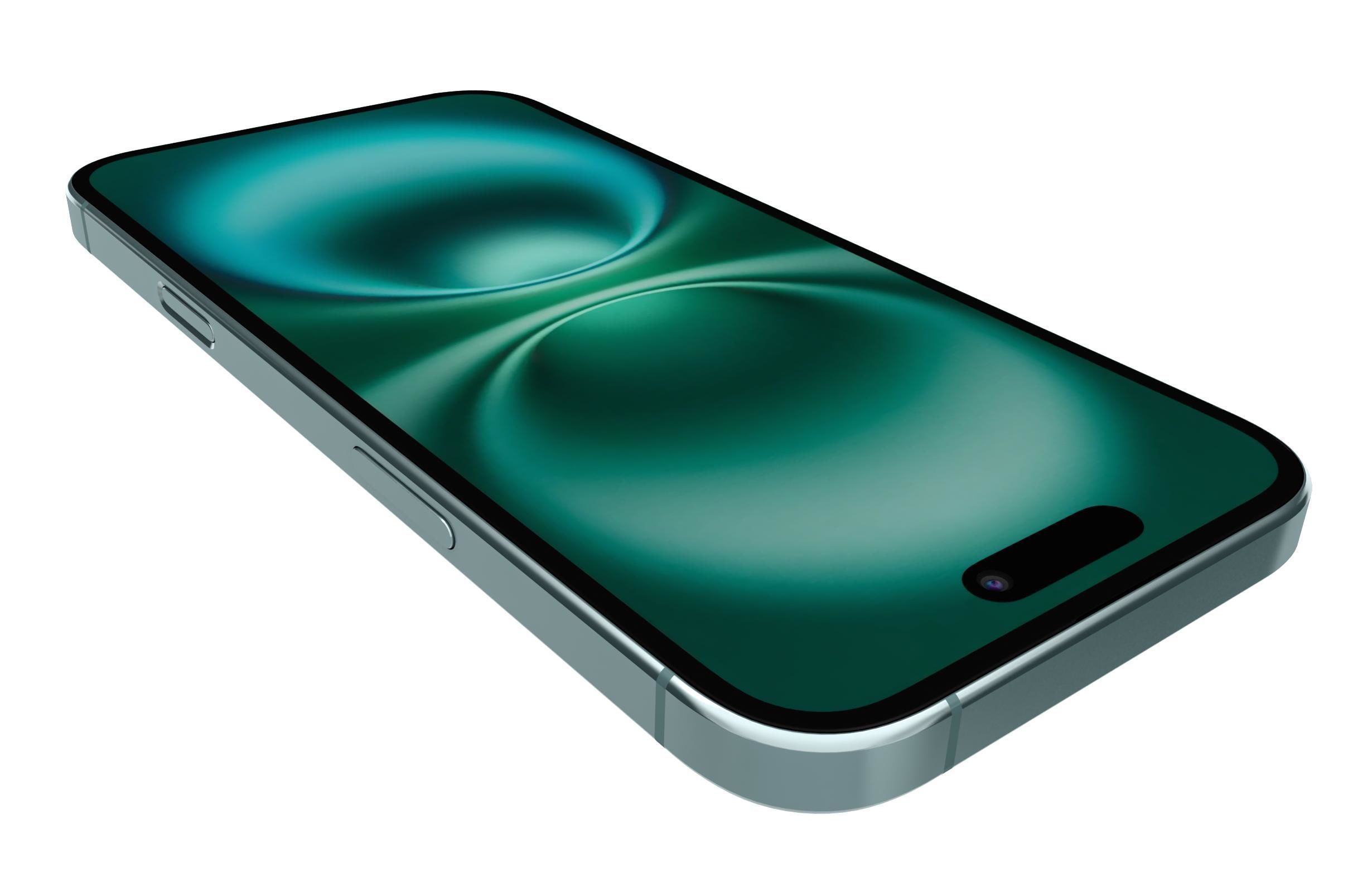 Apple iPhone 16 Plus Green 3D model_13