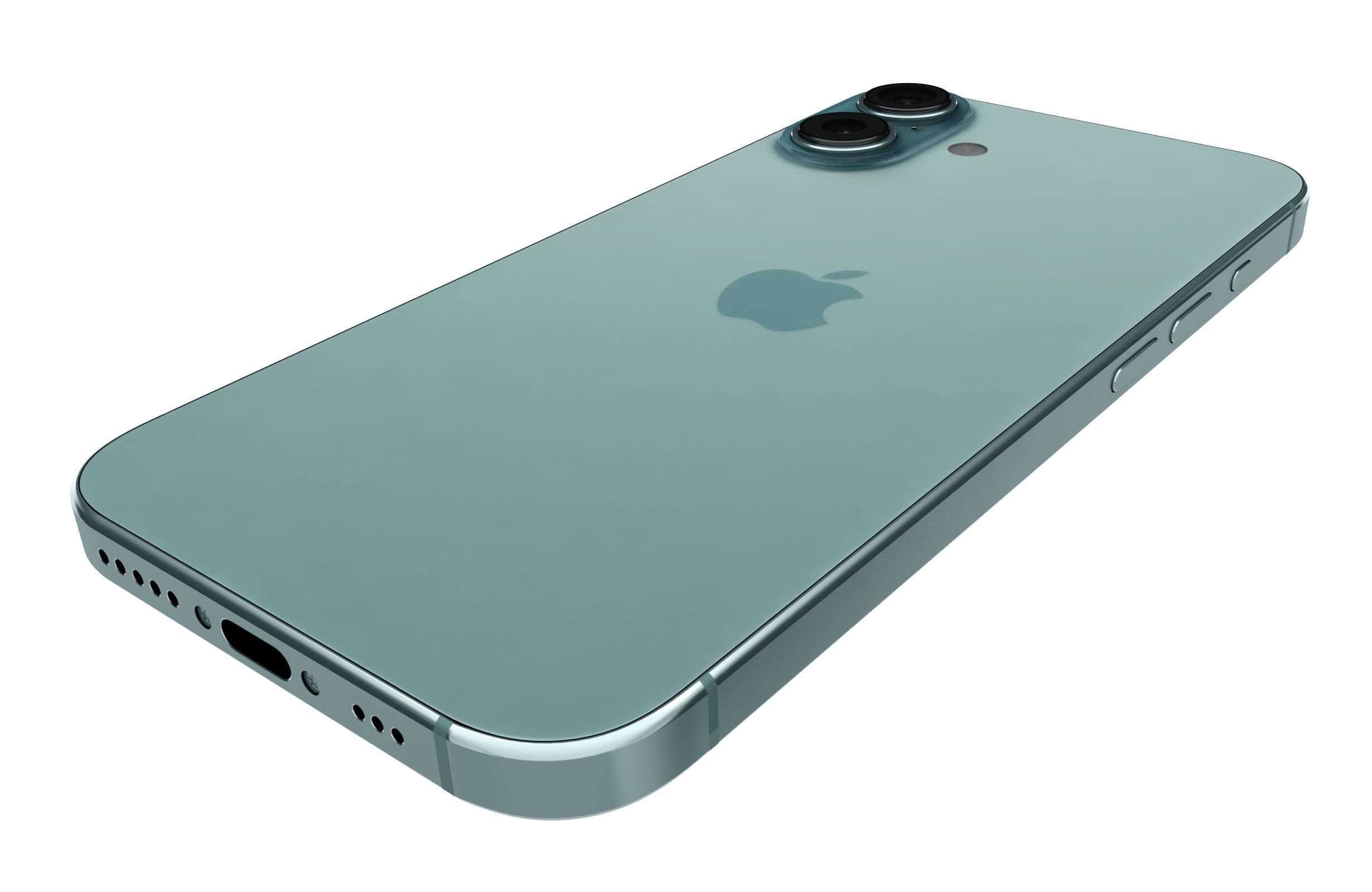 Apple iPhone 16 Plus Green 3D model_14