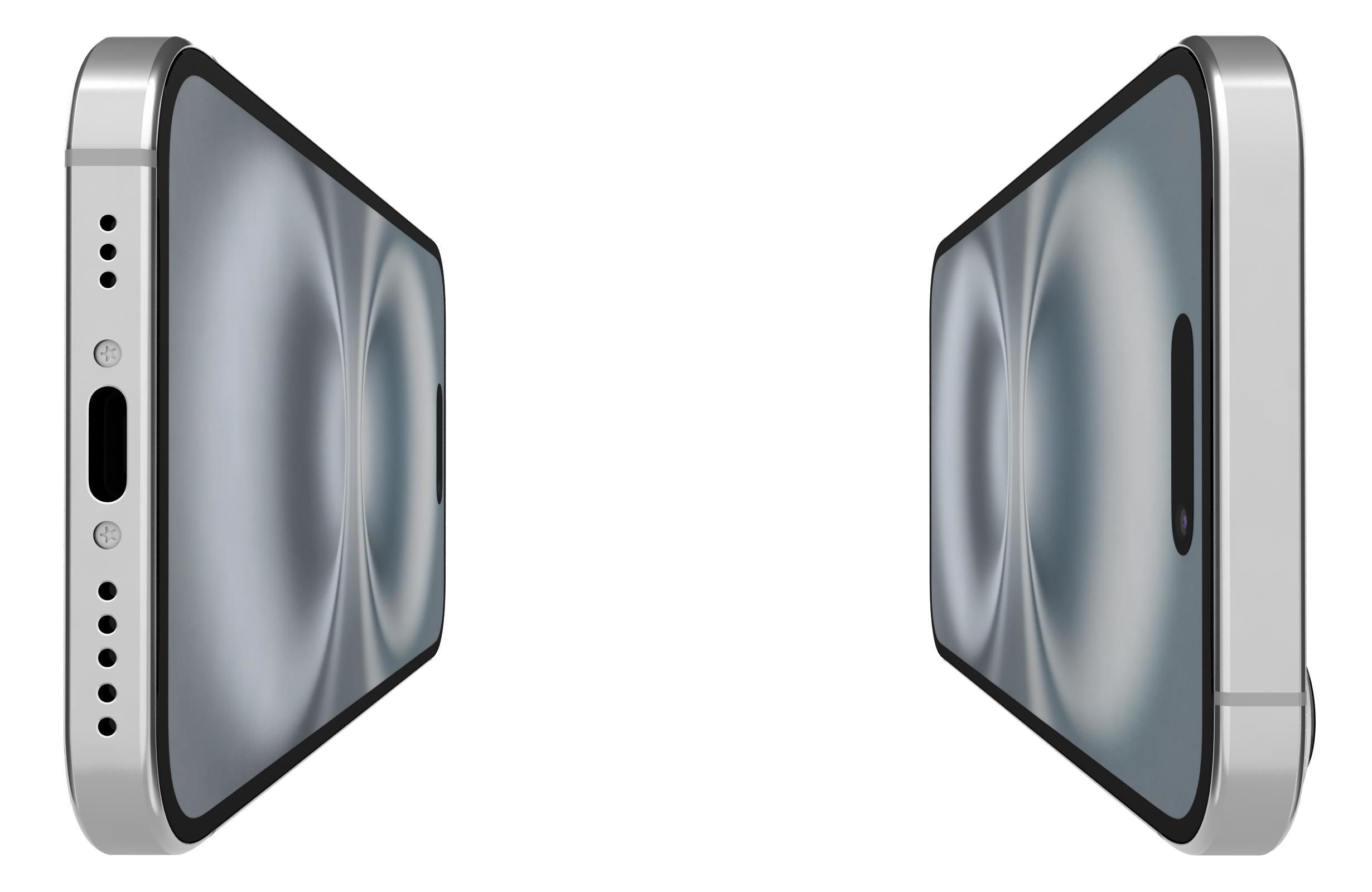 Apple iPhone 16 Plus White 3D model_8